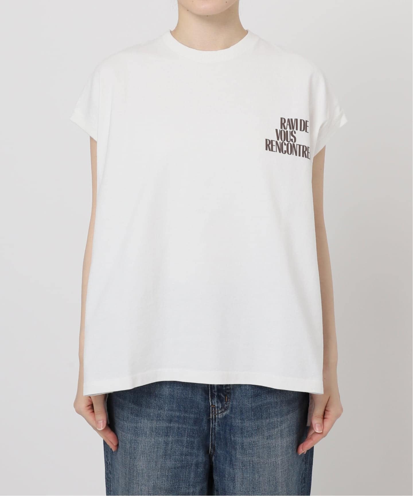 upper hights/アッパーハイツ 別注BIG NO SLEEVE（Tシャツ