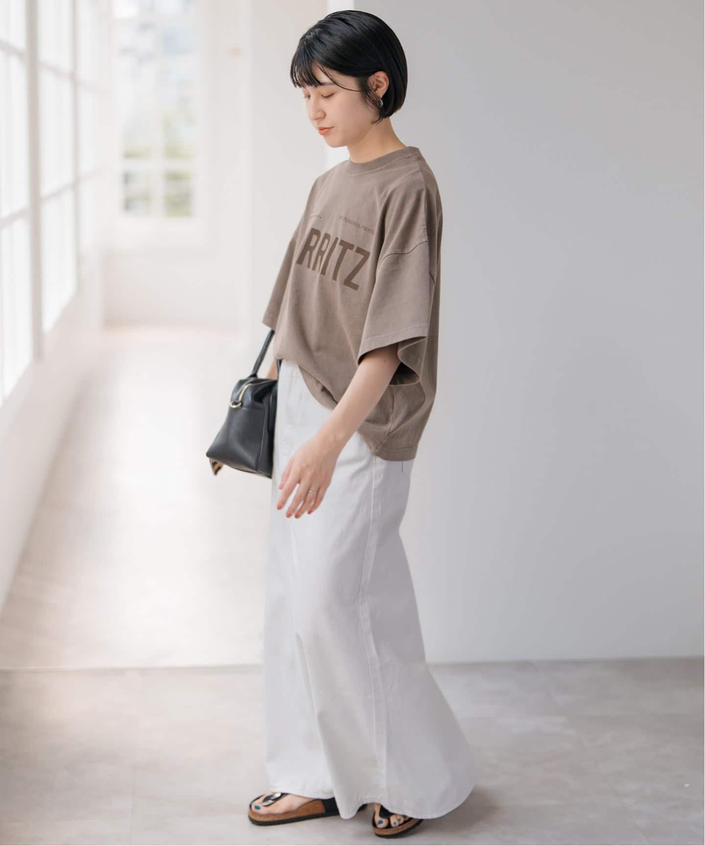 tシャツ upper hights/アッパーハイツ BIG WIDE TEE レディース upper hights（アッパーハイツ）｜BIG WIDE TEEアイテムの詳細