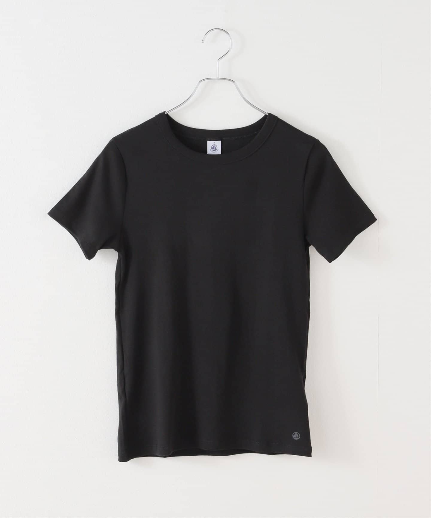 PETIT BATEAU (プチバトー) カットソーIconique en cote unie セール】PETIT BATEAU / プチバトー MC COL ROND（Tシャツ