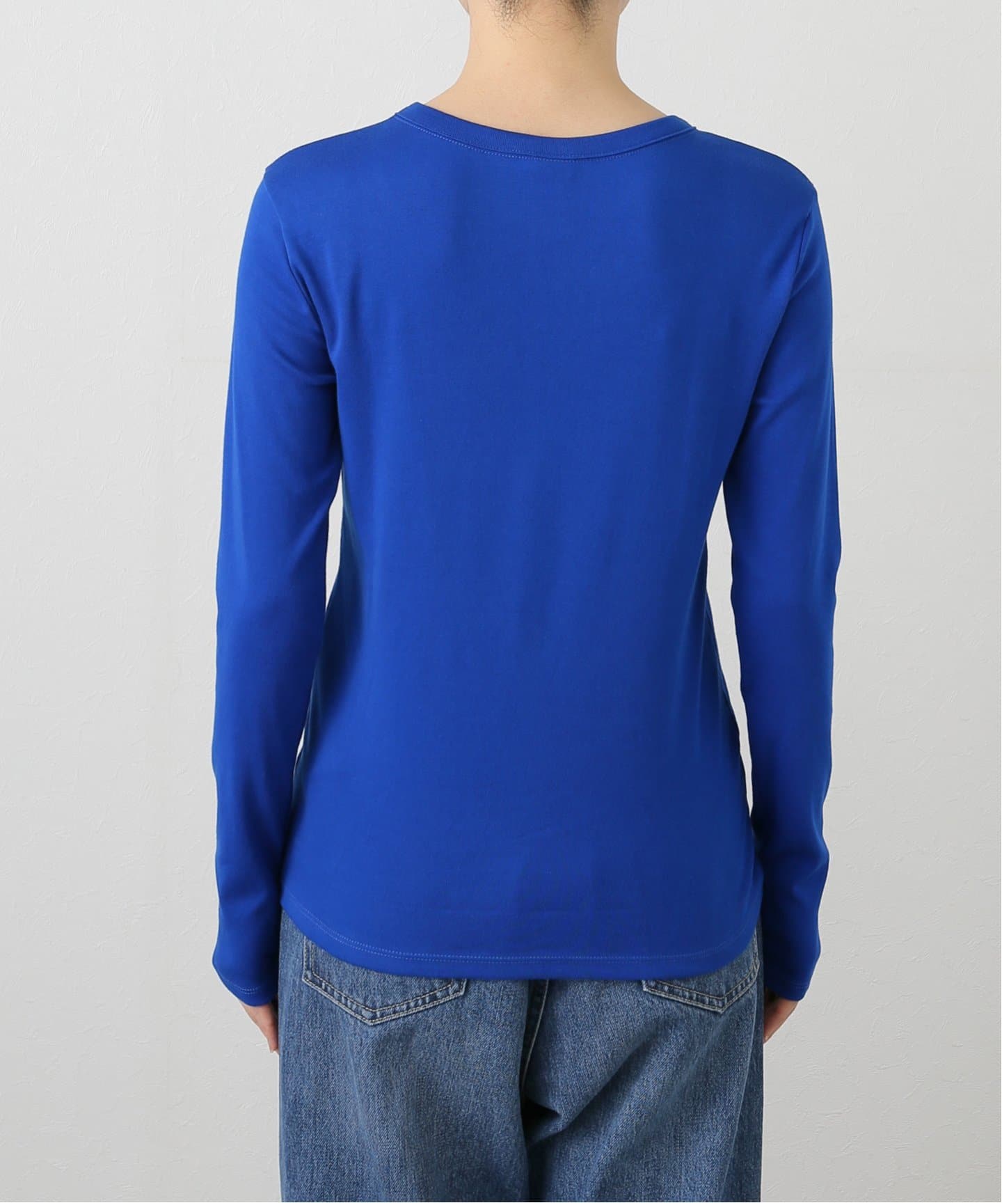 PETIT BATEAU 別注　ML COL ROND TEEロゴ Spick & Span - PETIT BATEAU 別注 ML COL ROND TEEロゴの通販 by
