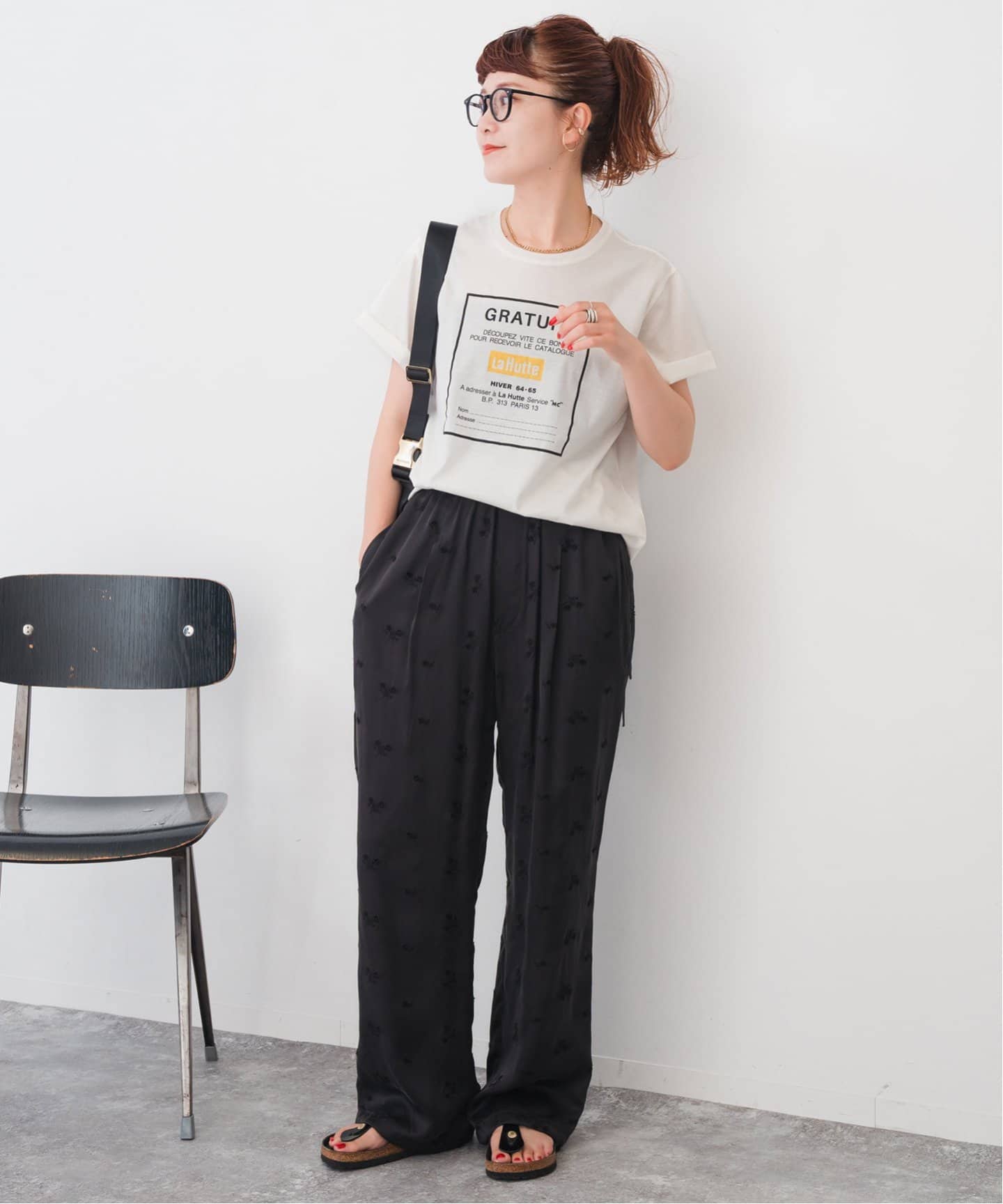 La Hutte / ラ ユット ロゴTee（Tシャツ／カットソー）｜Spick