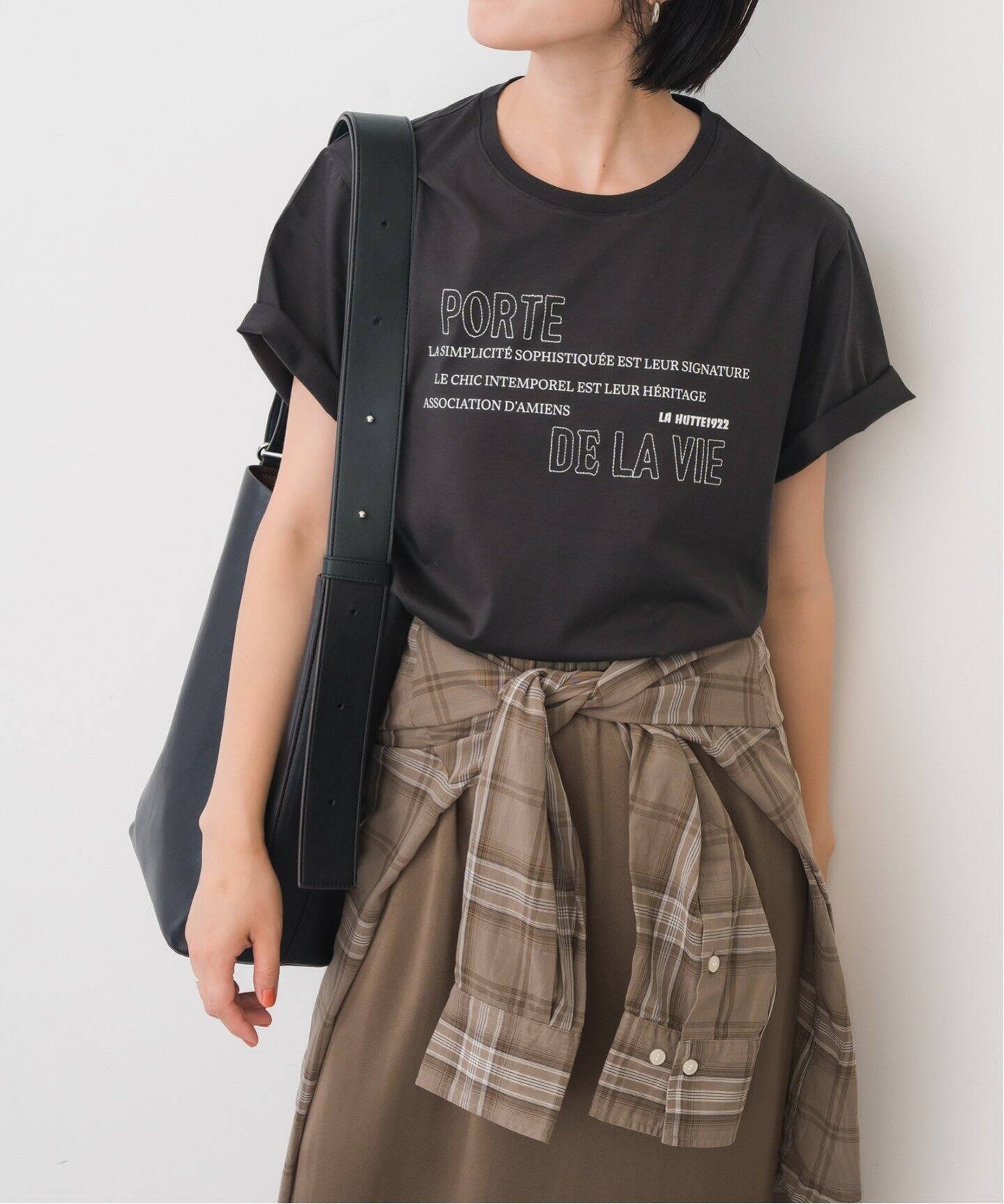 La Hutte / ラ ユット ロゴTee（Tシャツ／カットソー）｜Spick and