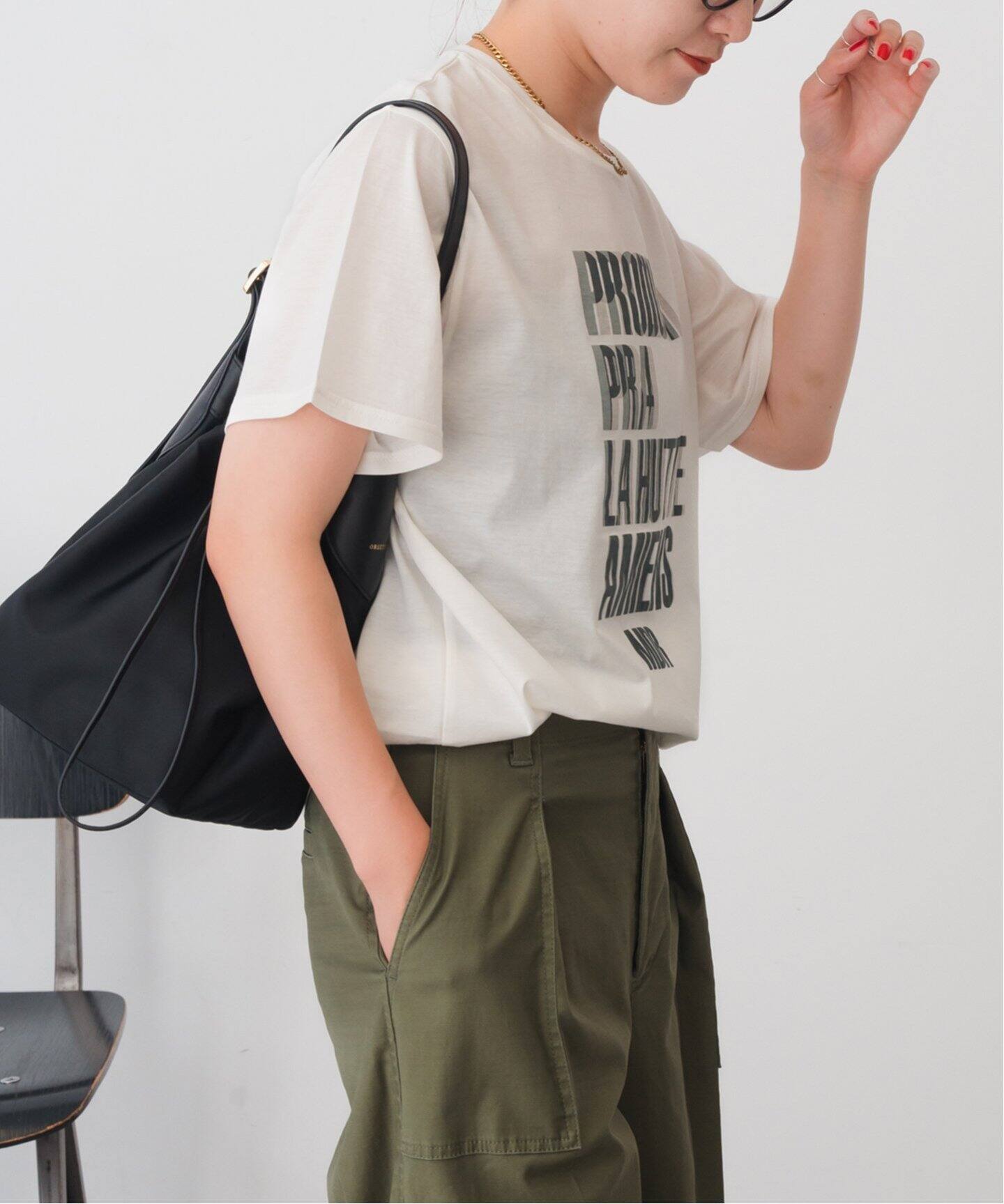La Hutte / ラ ユット ロゴTee（Tシャツ／カットソー）｜Spick and