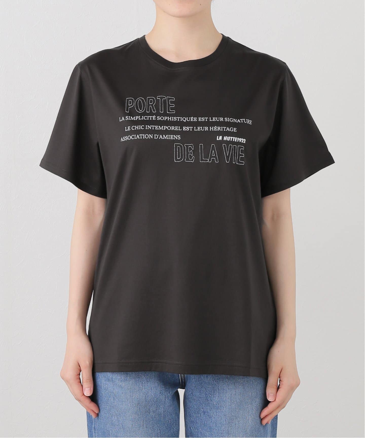 La Hutte / ラ ユット ロゴTee（Tシャツ／カットソー）｜Spick and