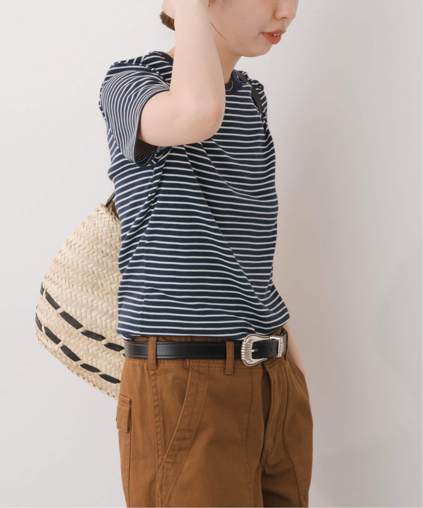 PETIT BATEAU / プチバトー MC COL ROND（Tシャツ／カットソー