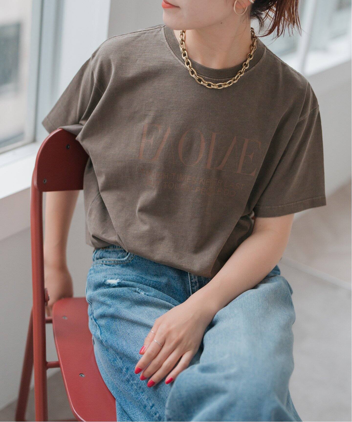 新品　スピックアンドスパン スクリーンスターズ ロゴTee Tシャツ Spick & Span｜SCREEN STARS/スクリーンスターズ ロゴTee