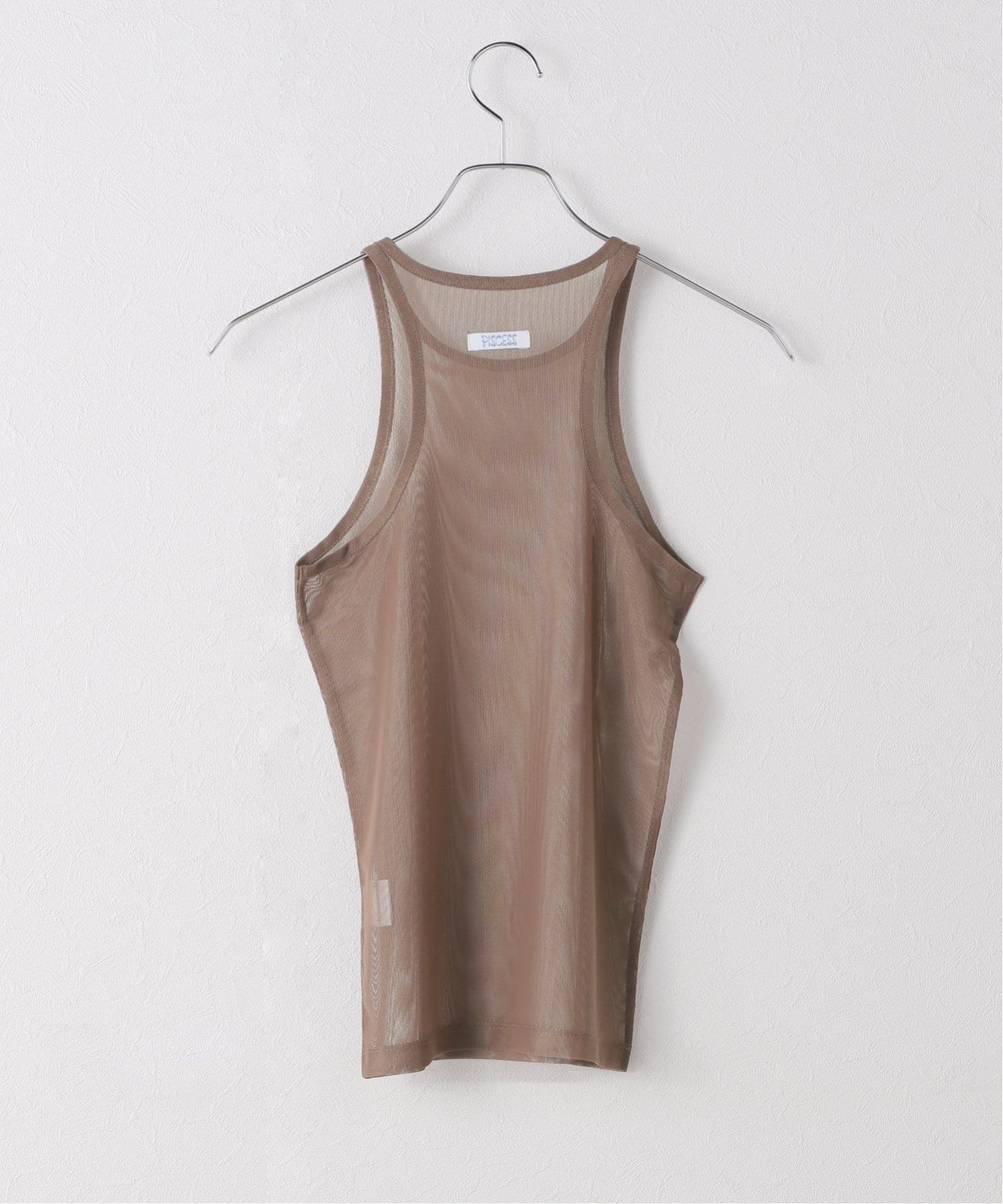 PISCESS/パイシス Solid mesh sleeveless（タンクトップ