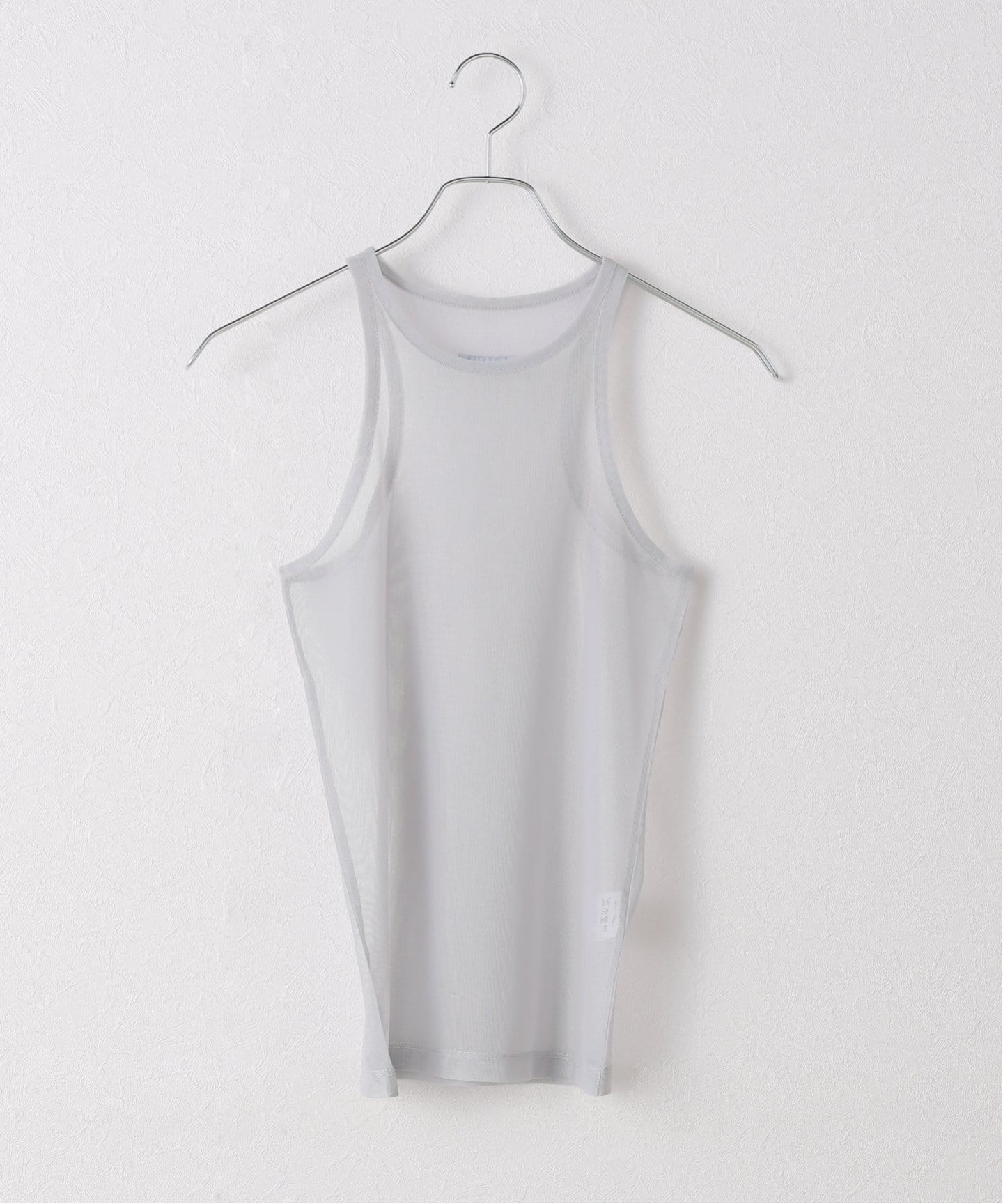 PISCESS ×メゾンスペシャルタンクトップ ホワイト PISCESS/パイシス Solid mesh sleeveless（タンクトップ）｜Spick