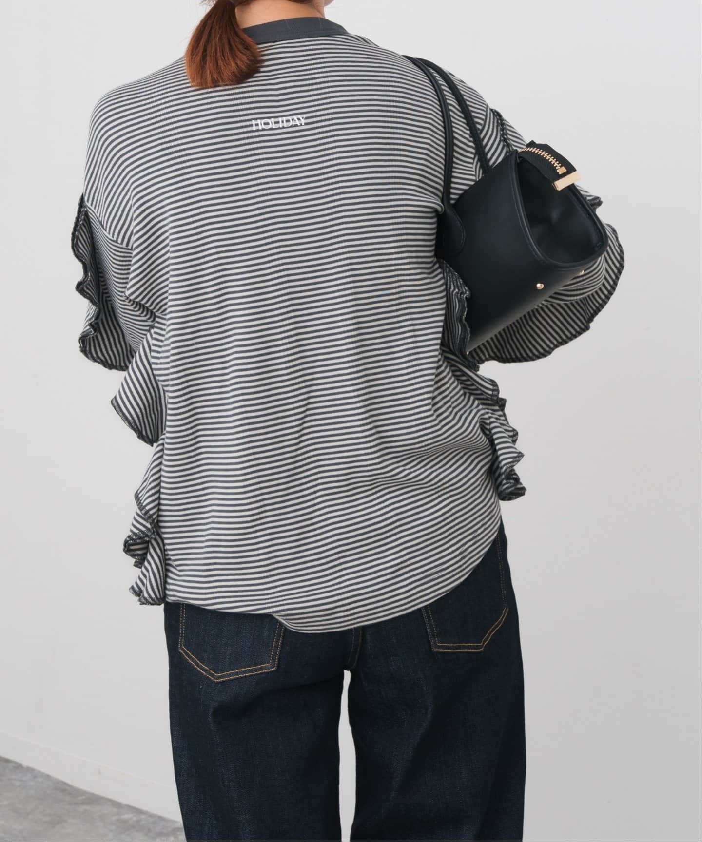 トップス HOLIDAY Miller Spick&Span ah frill tee 予約》HOLIDAY*Miller AH Frill Tee（Tシャツ／カットソー