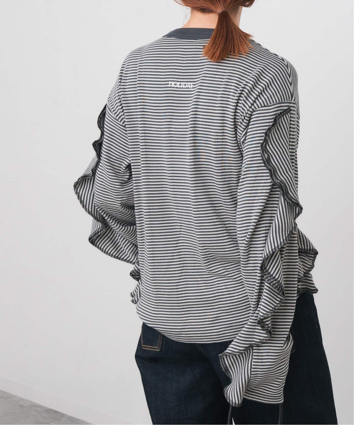 豪華 予約》HOLIDAY*Miller AH Frill Tee（Tシャツ／カットソー トップス
