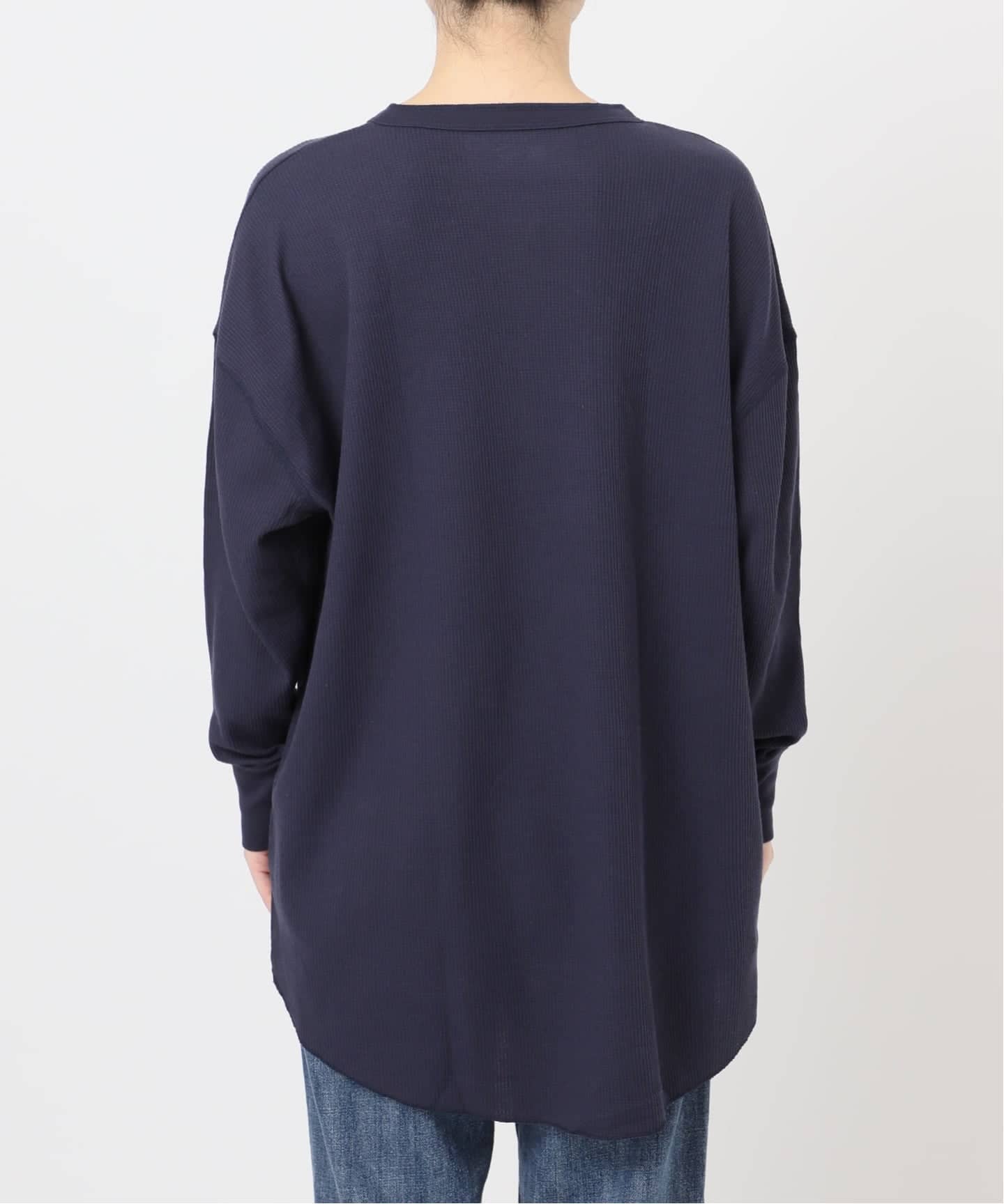 Hanes / ヘインズ サーマルヘンリーネック（Tシャツ／カットソー