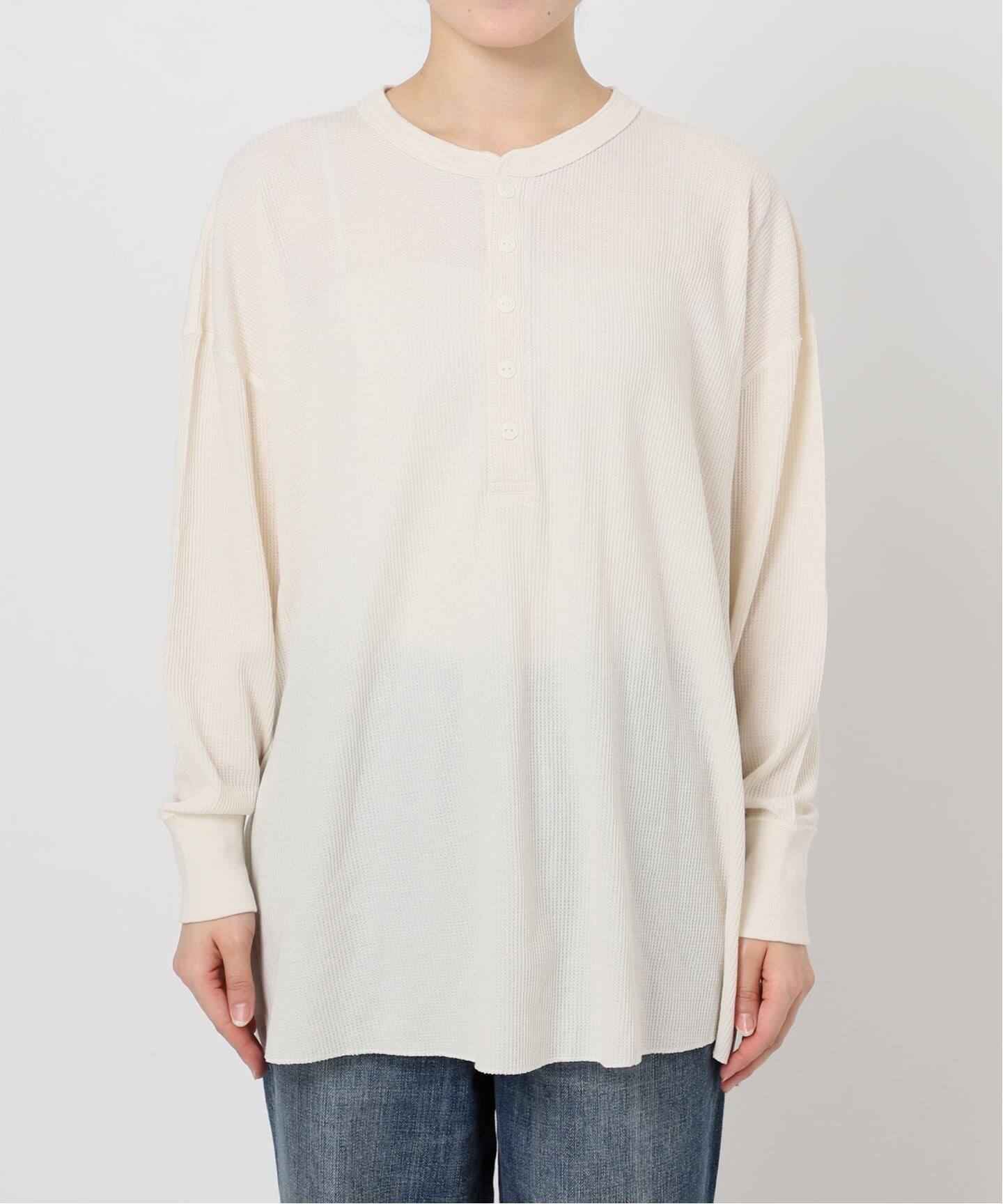 Hanes / ヘインズ サーマルヘンリーネック（Tシャツ／カットソー