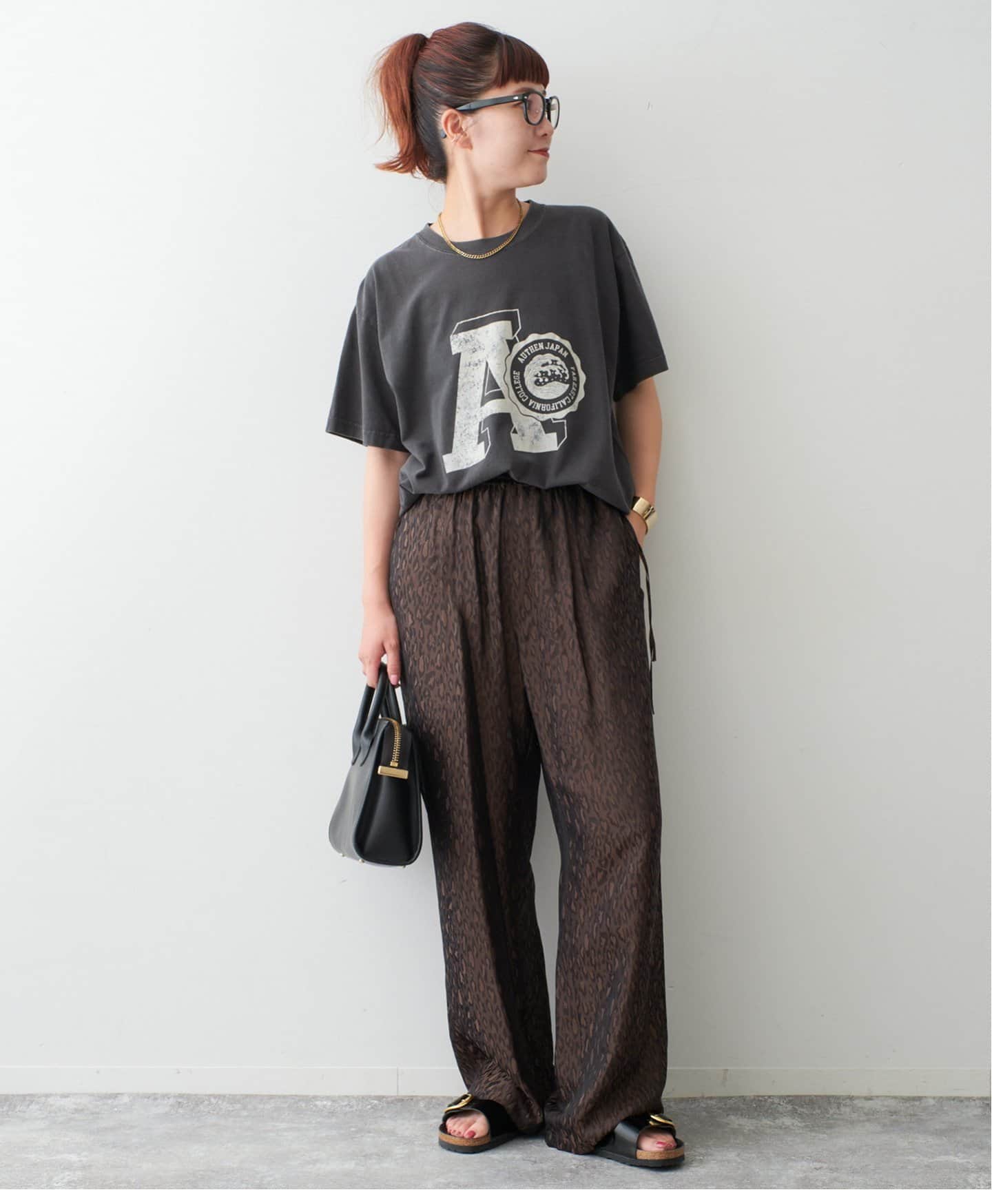 tシャツ AUTHEN / オーセン SS FEC FLOCKY PRINT T-SHIRT レディース AUTHEN / オーセン SS FEC FLOCKY PRINT T-SHIRT（Tシャツ