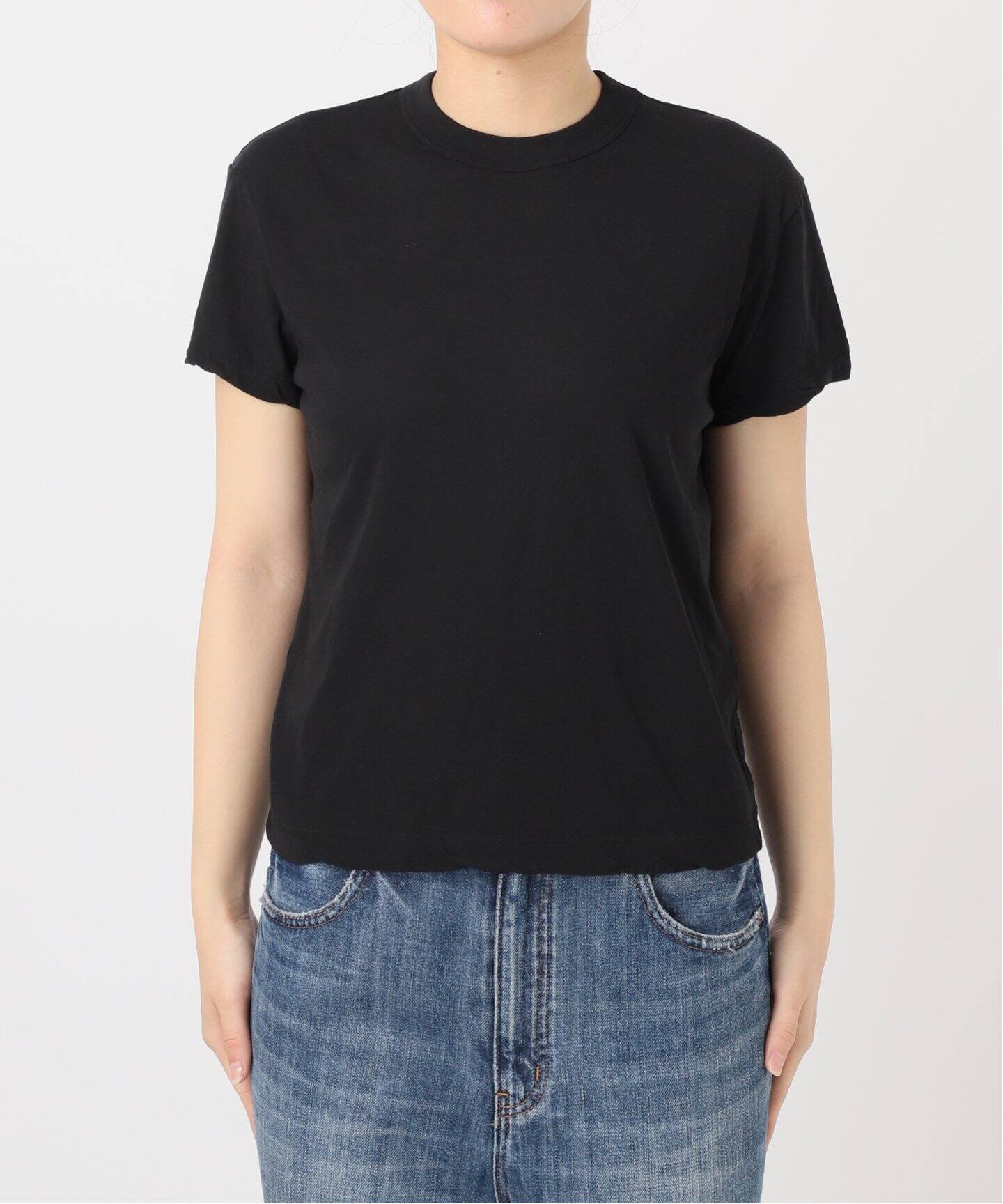 ATON/エイトン FRESCA SINGLE JERSEY TIGHT FIT T-SH（Tシャツ