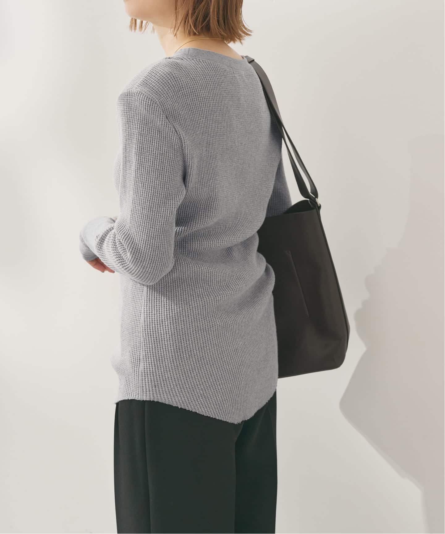 Uhr/ウーア Waffle long Sleeve Tops（Tシャツ／カットソー）｜Spick