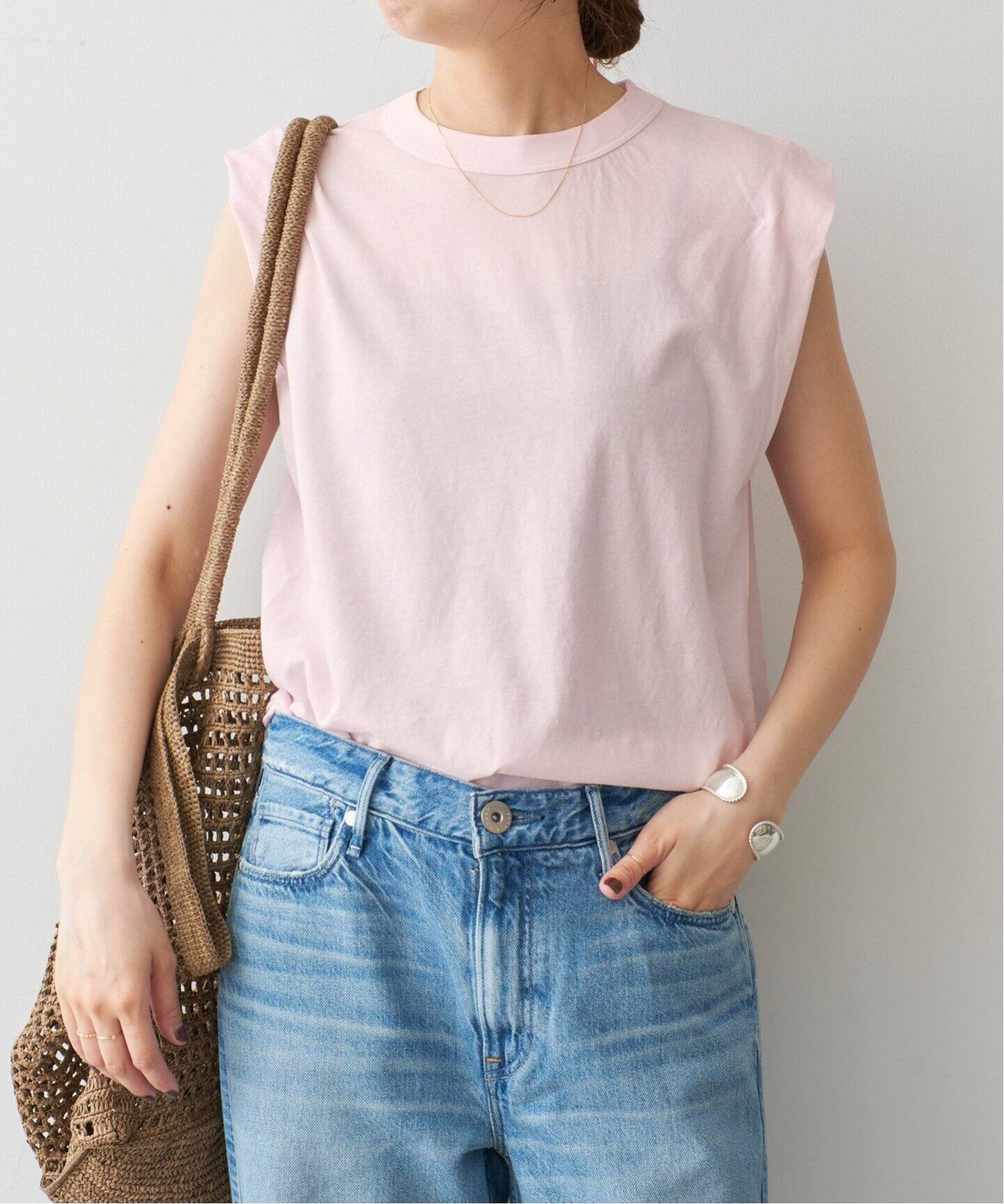 ATON/エイトン FRESCA SINGLE JERSEY TANK TOP（タンクトップ