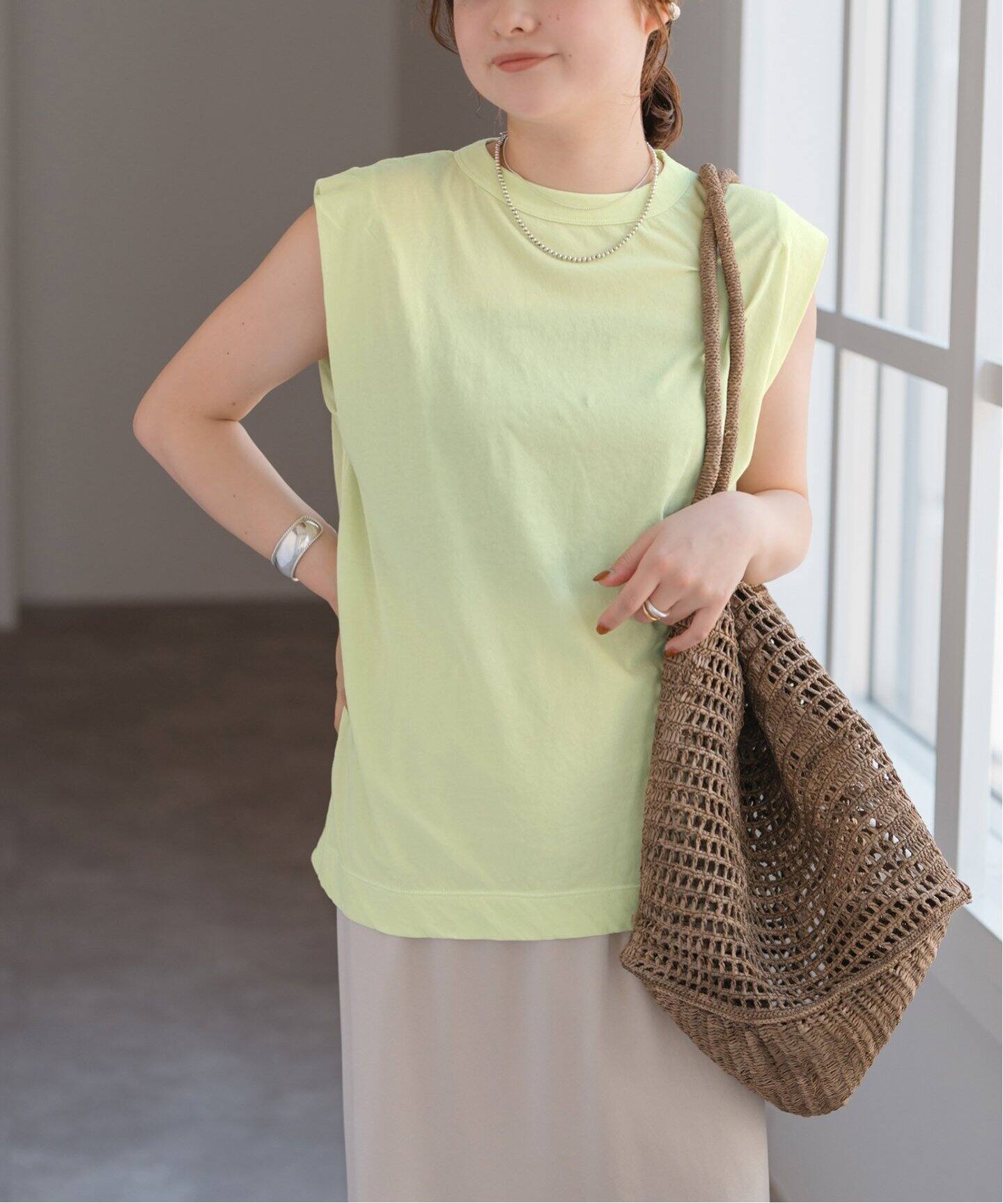 ATON/エイトン FRESCA SINGLE JERSEY TANK TOP（タンクトップ）｜Spick 