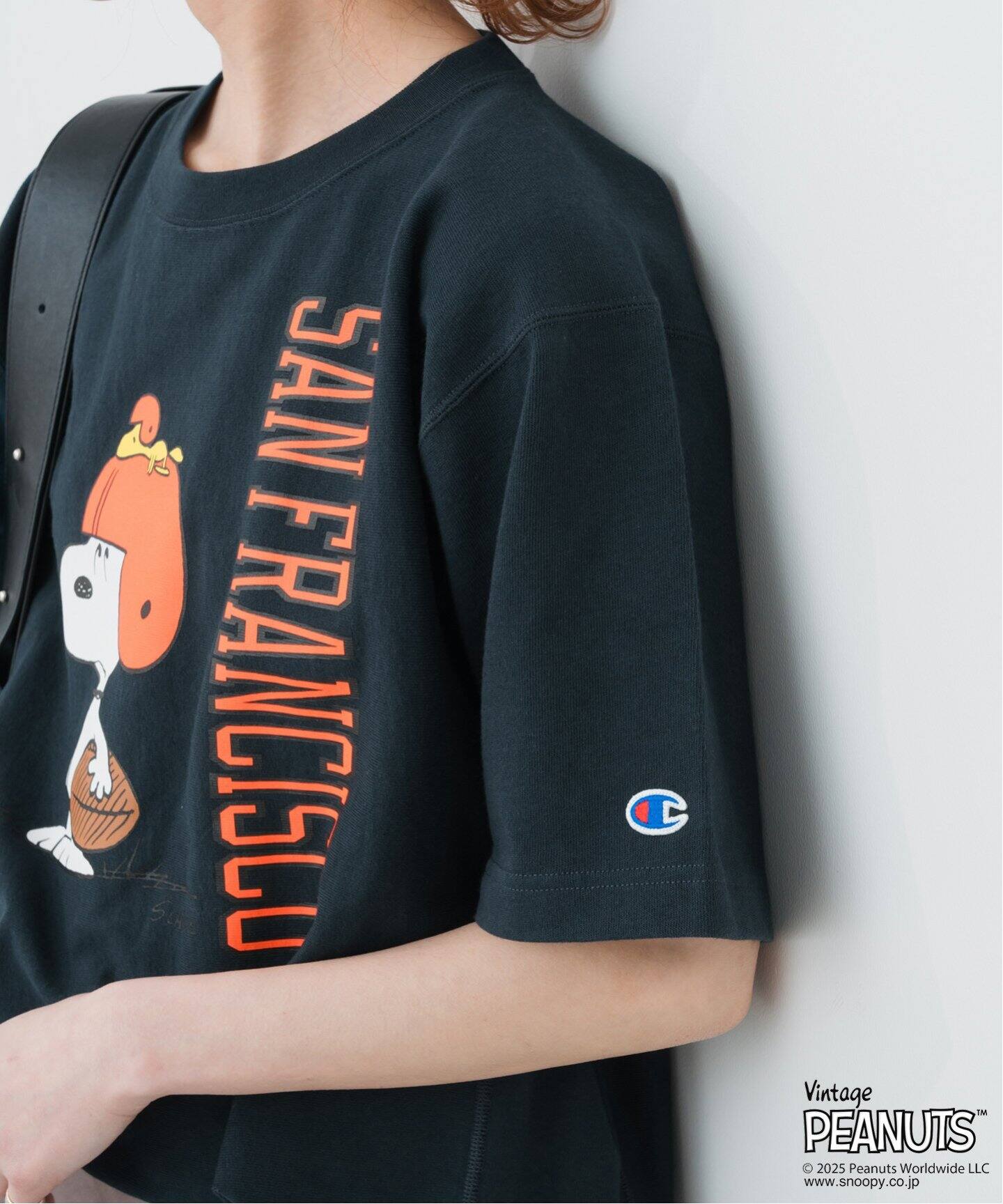 すぬちゃん Champion/チャンピオン SNOOPY FRANCISCO TSH（Tシャツ