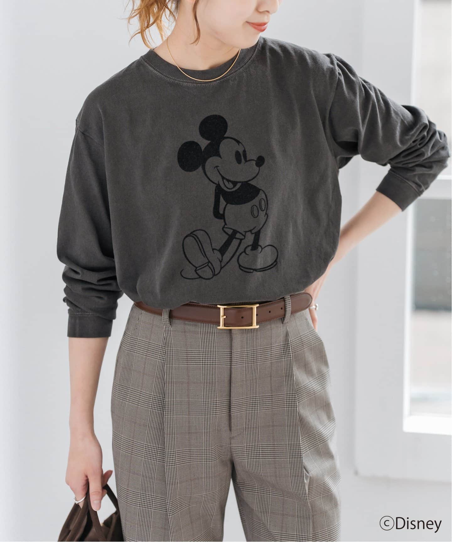 美品 スピックアンドスパン 別注 グッドロックスピード ロンT 長袖 Tシャツ GOOD ROCK SPEED / グッドロックスピード 別注 / ミッキー