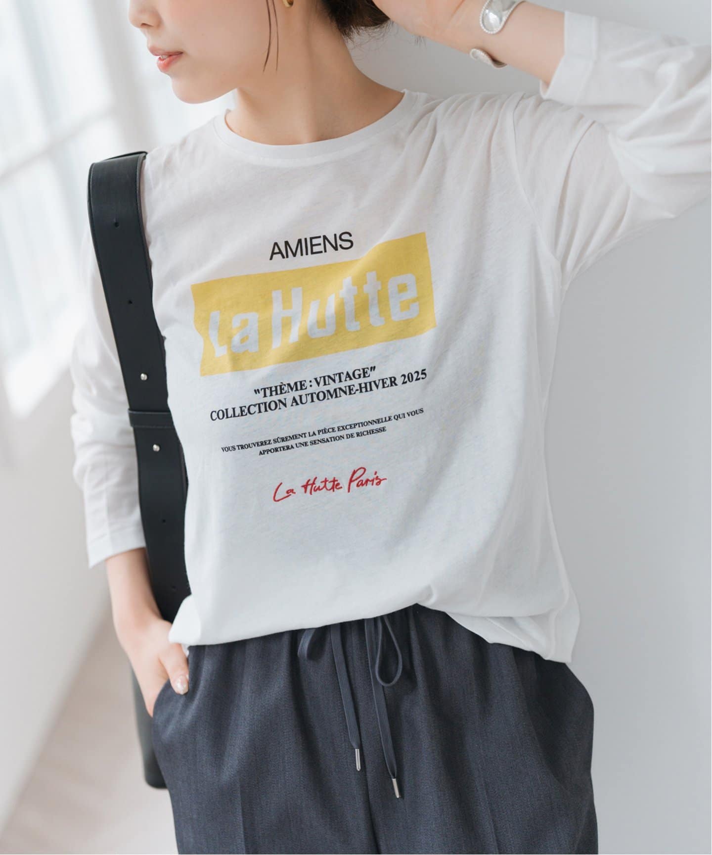 La Hutte / ラ ユット シアーロンTee（Tシャツ／カットソー）｜Spick