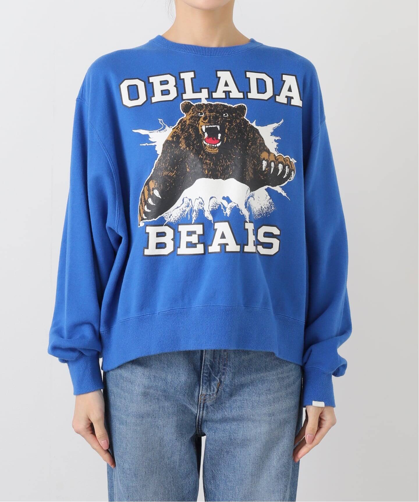 一部店舗+WEB限定》oblada / オブラダ BEARS SWEAT（スウェット