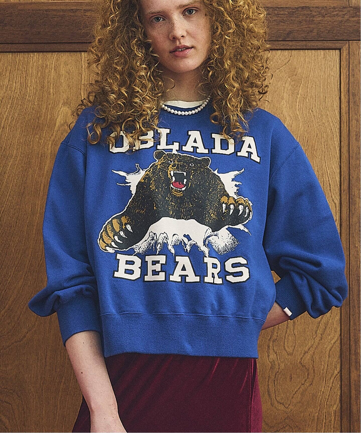 一部店舗+WEB限定》oblada / オブラダ BEARS SWEAT（スウェット 