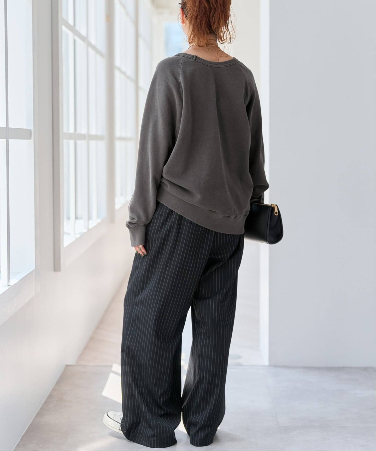 Mixta/ミクスタ クルーネックスウェット ラグラン（スウェット