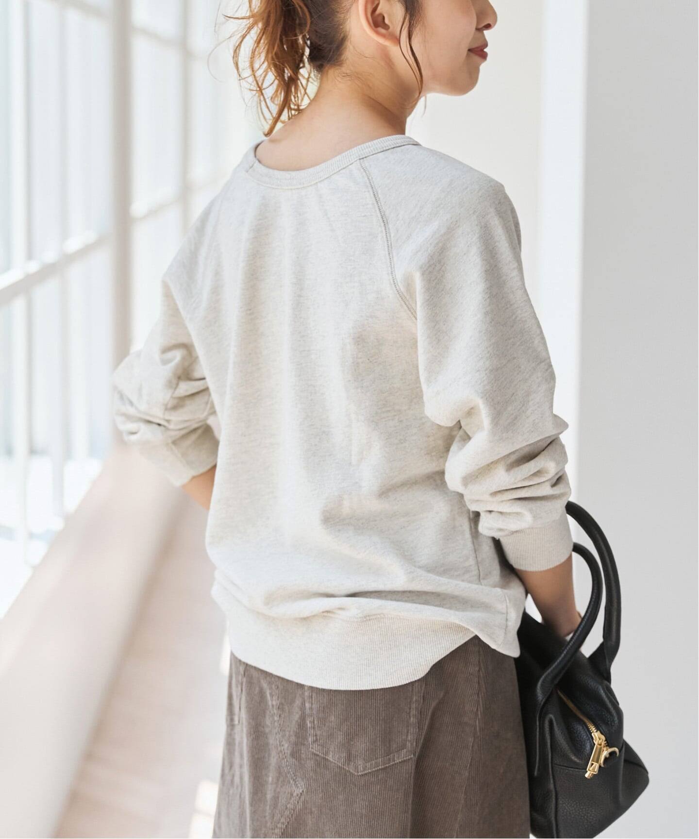 Mixta/ミクスタ クルーネックスウェット ラグラン（スウェット