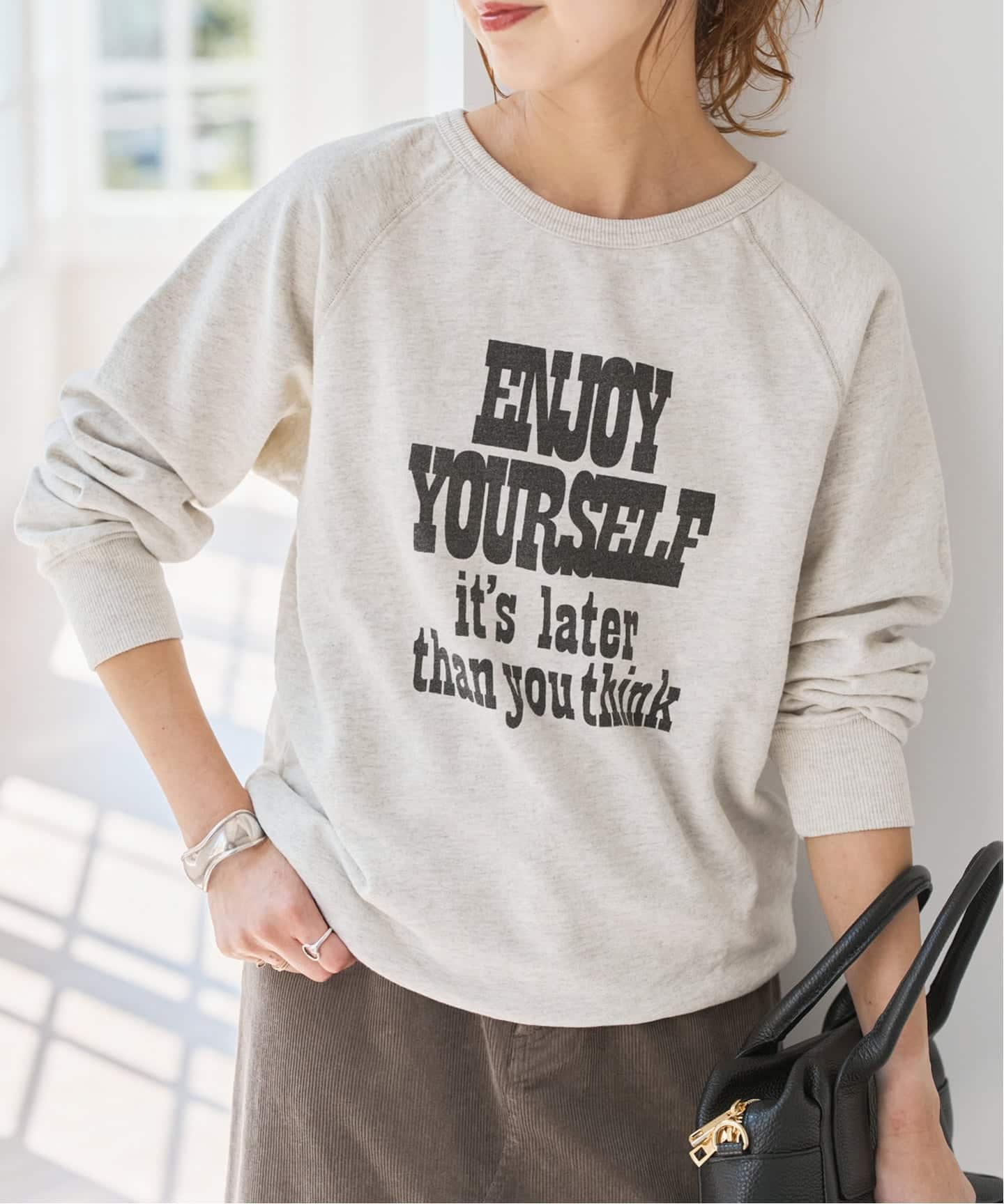 Mixta/ミクスタ クルーネックスウェット ラグラン（スウェット