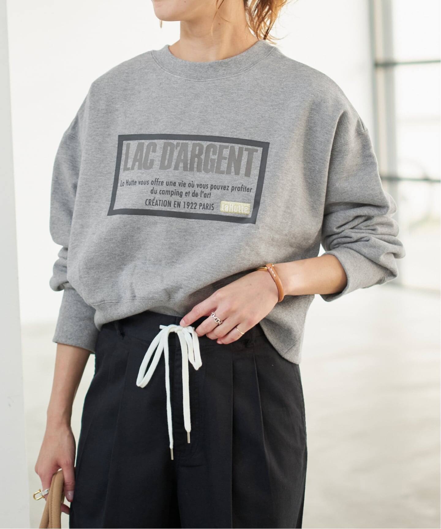 La Hutte / ラ ユット 別注クロップスウェット*（スウェット）｜Spick