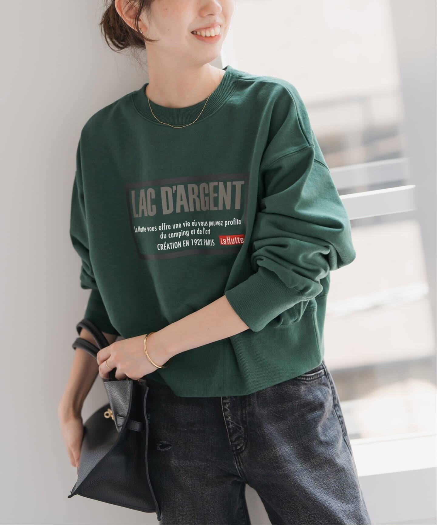 La Hutte / ラ ユット 別注クロップスウェット*（スウェット