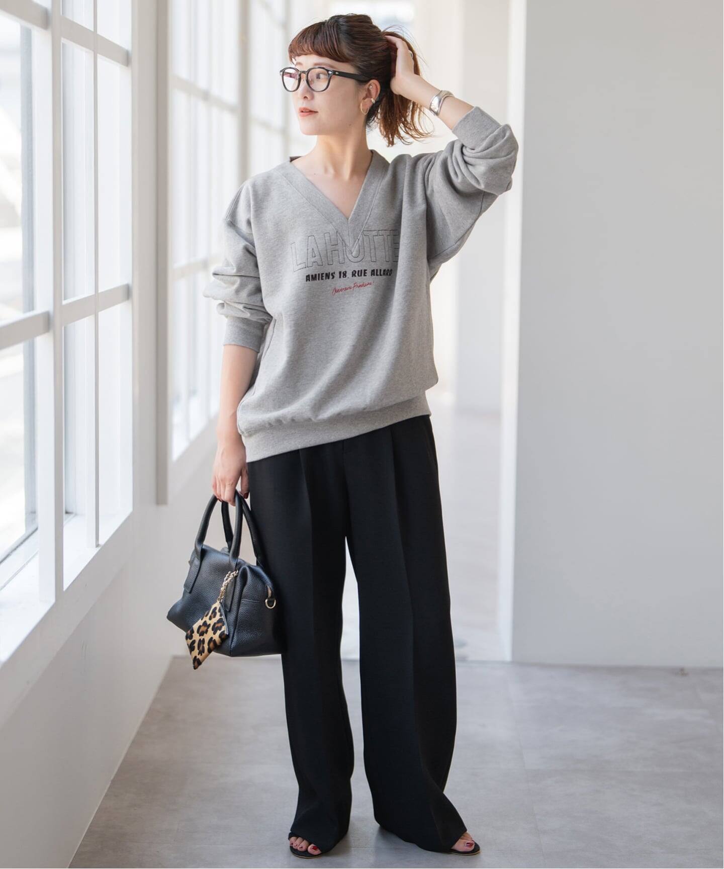 La Hutte / ラ ユット 別注Vネックスウェット*（スウェット）｜Spick 