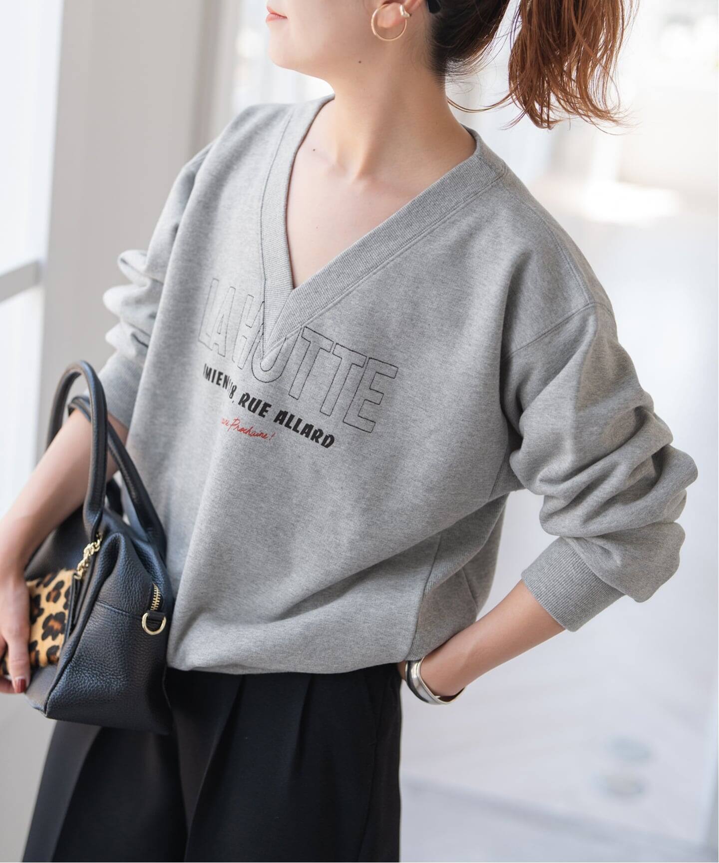 La Hutte / ラ ユット 別注Vネックスウェット*（スウェット）｜Spick 