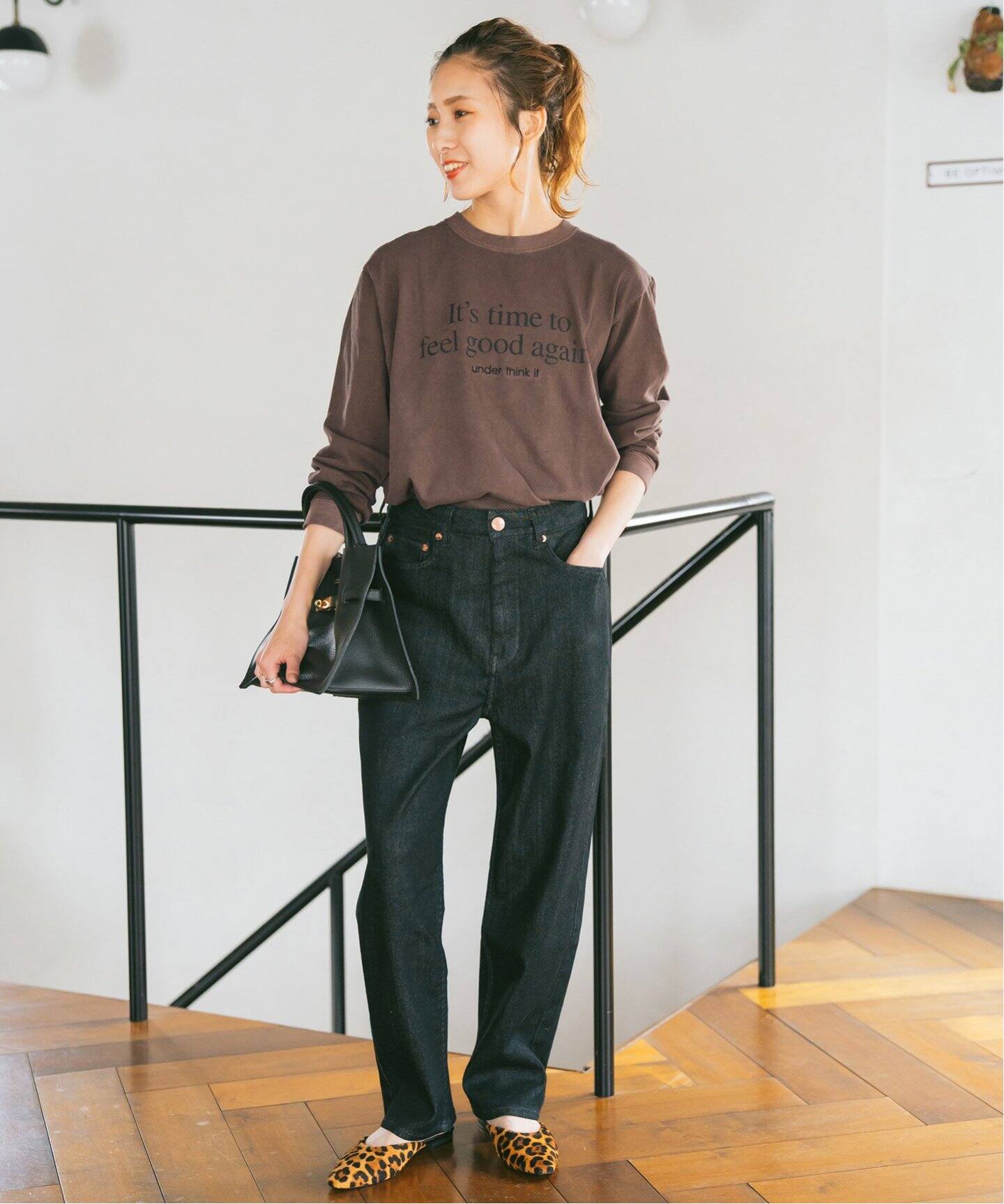 GOOD ROCK SPEED / グッドロックスピード 別注lettered L/S Tシャツ（T