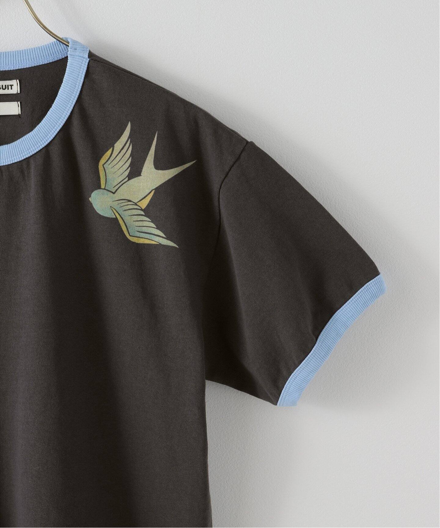 BIRTHDAYSUIT/バースデースーツ BIRD RINGER T-SHIRT（Tシャツ 