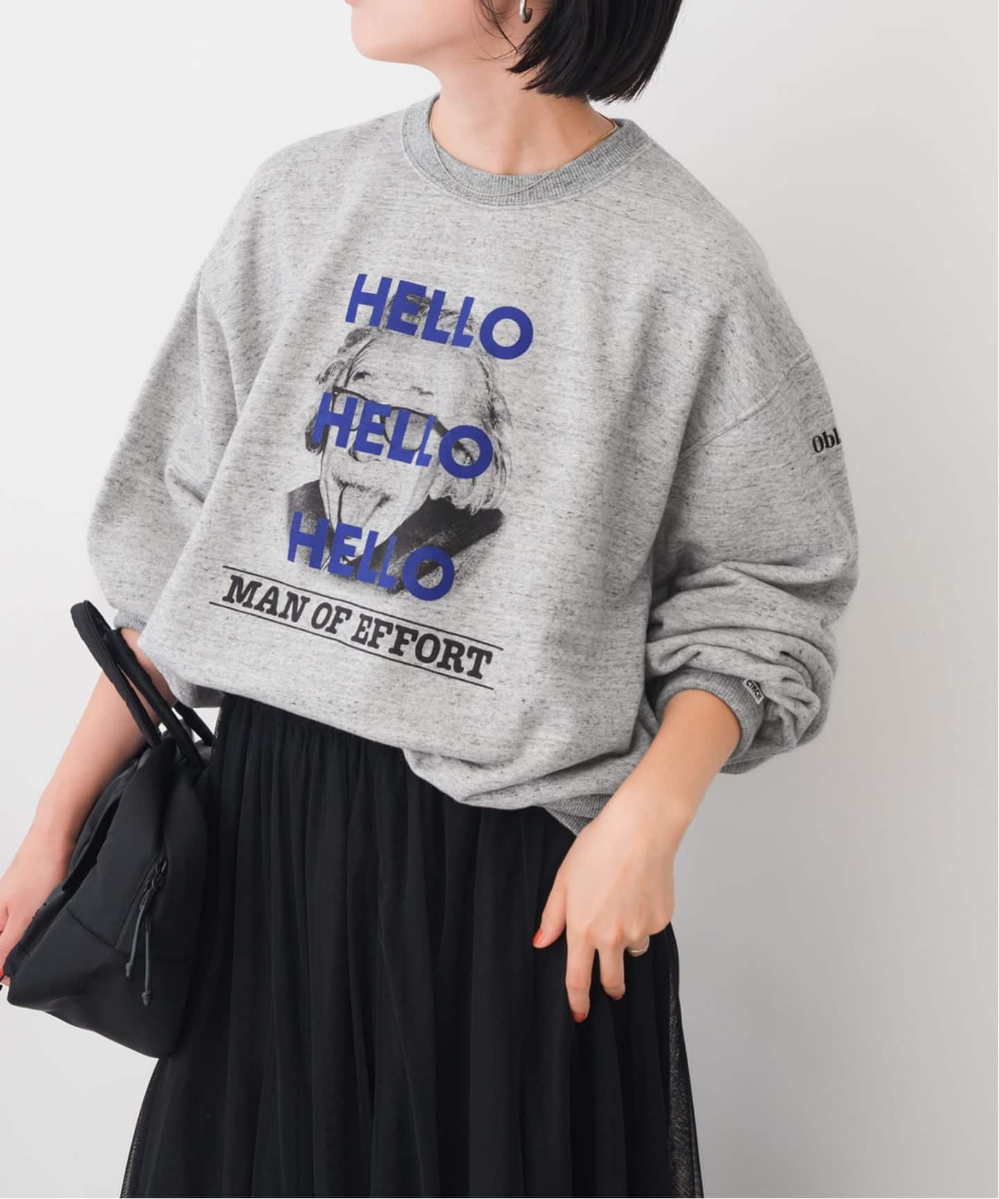 Oblada レーシング プリント スウェット オブラダ FREE トレーナー 美品】 oblada / オブラダ | RACING SWEAT スウェット