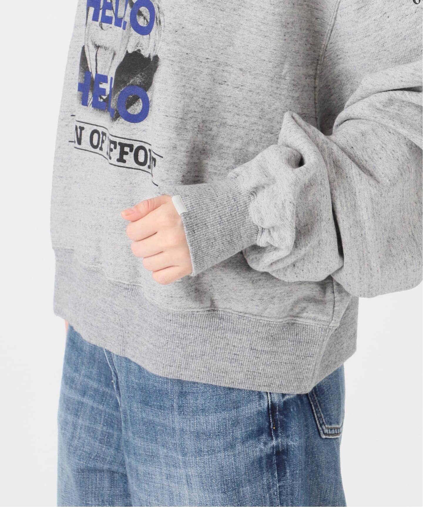 新品【Oblada】HELLO SWEAT グレー 予約》oblada / オブラダ 別注HELLO SWEAT*(スウェット