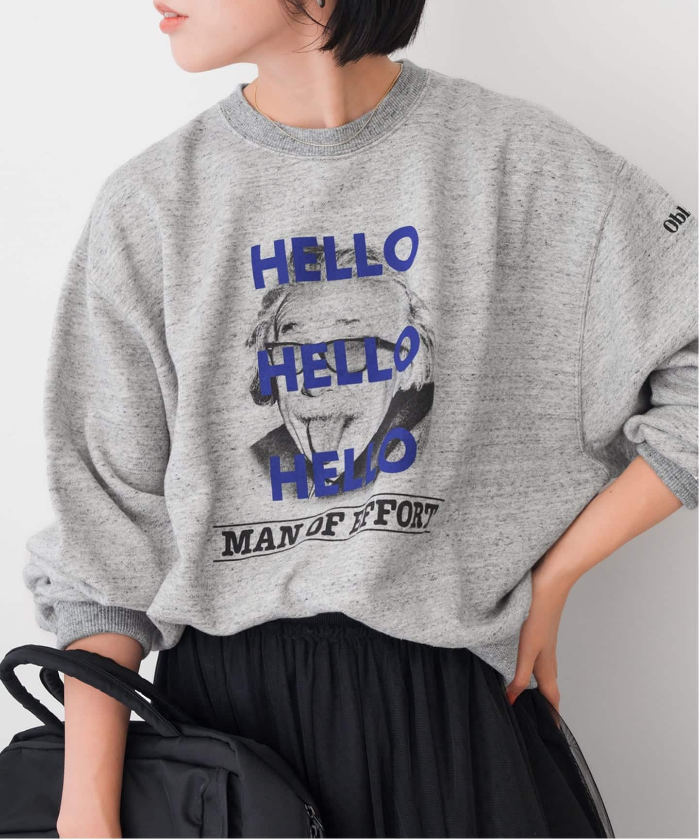 oblada オブラダ/HELLO SWEAT ハロースウェット 予約》oblada / オブラダ 別注HELLO SWEAT*(スウェット