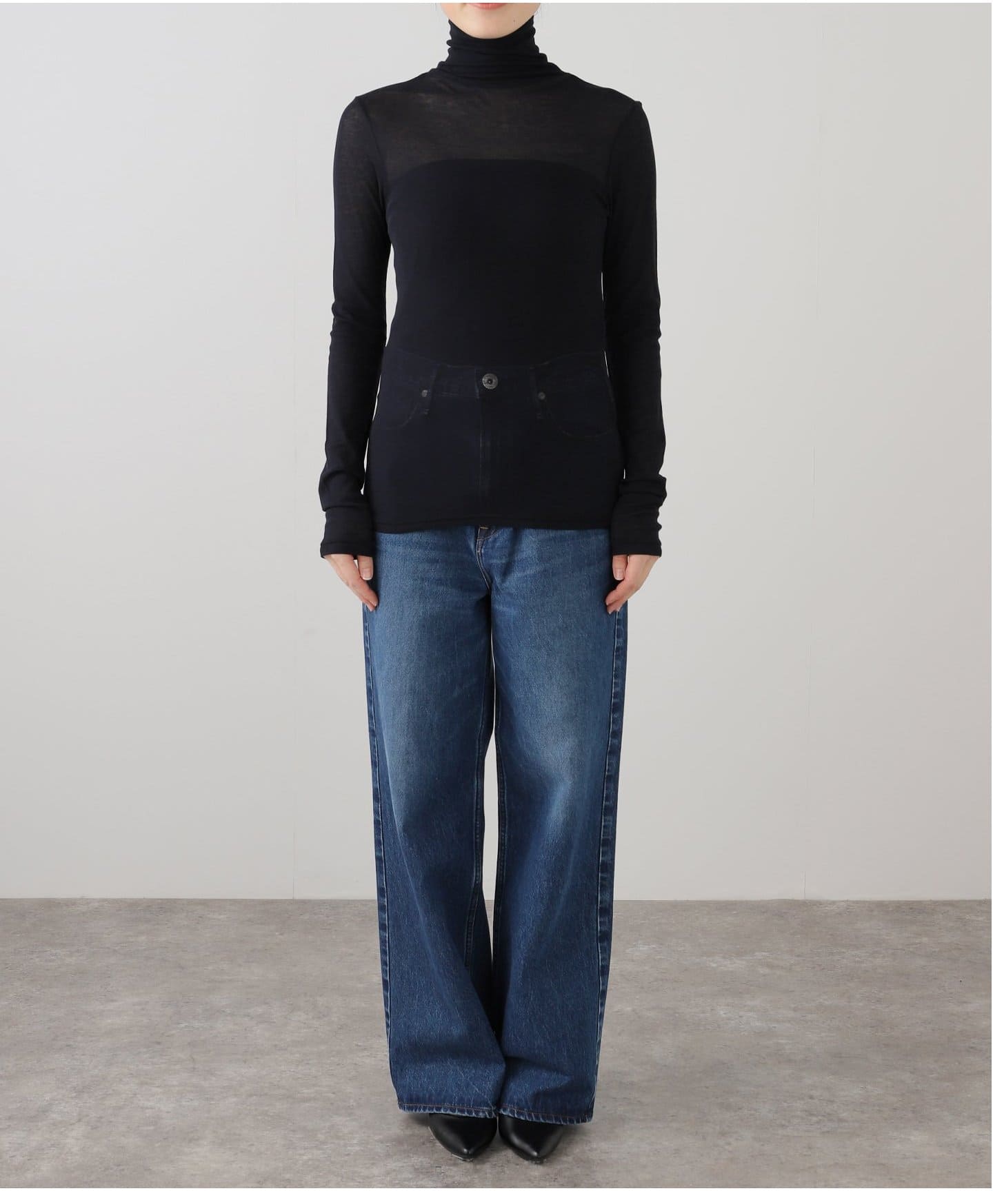 ≪一部店舗+WEB限定≫OBLADA / オブラダ SHEER HIGH NECK（Tシャツ