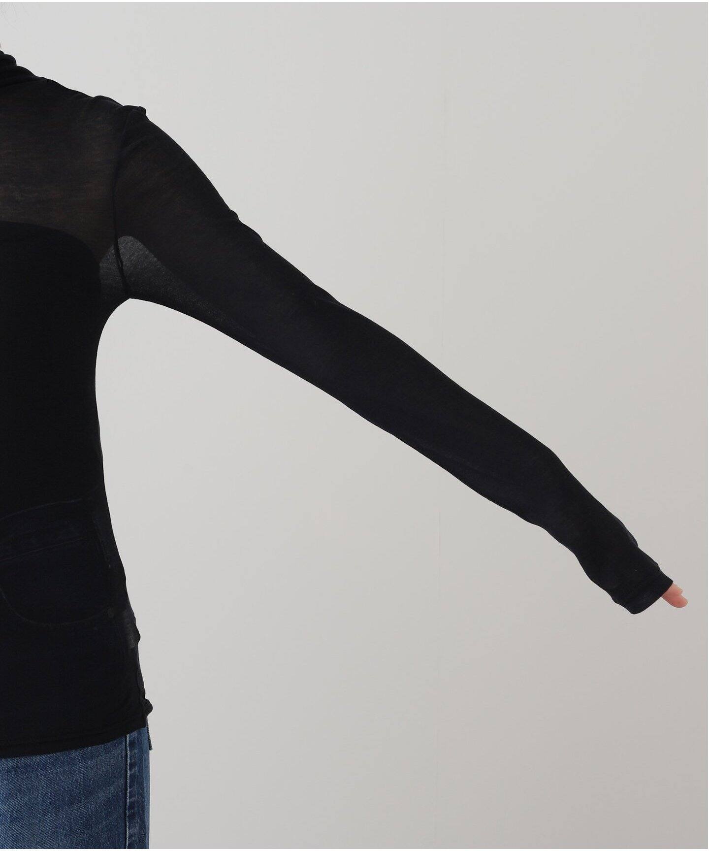 ≪一部店舗+WEB限定≫OBLADA / オブラダ SHEER HIGH NECK（Tシャツ