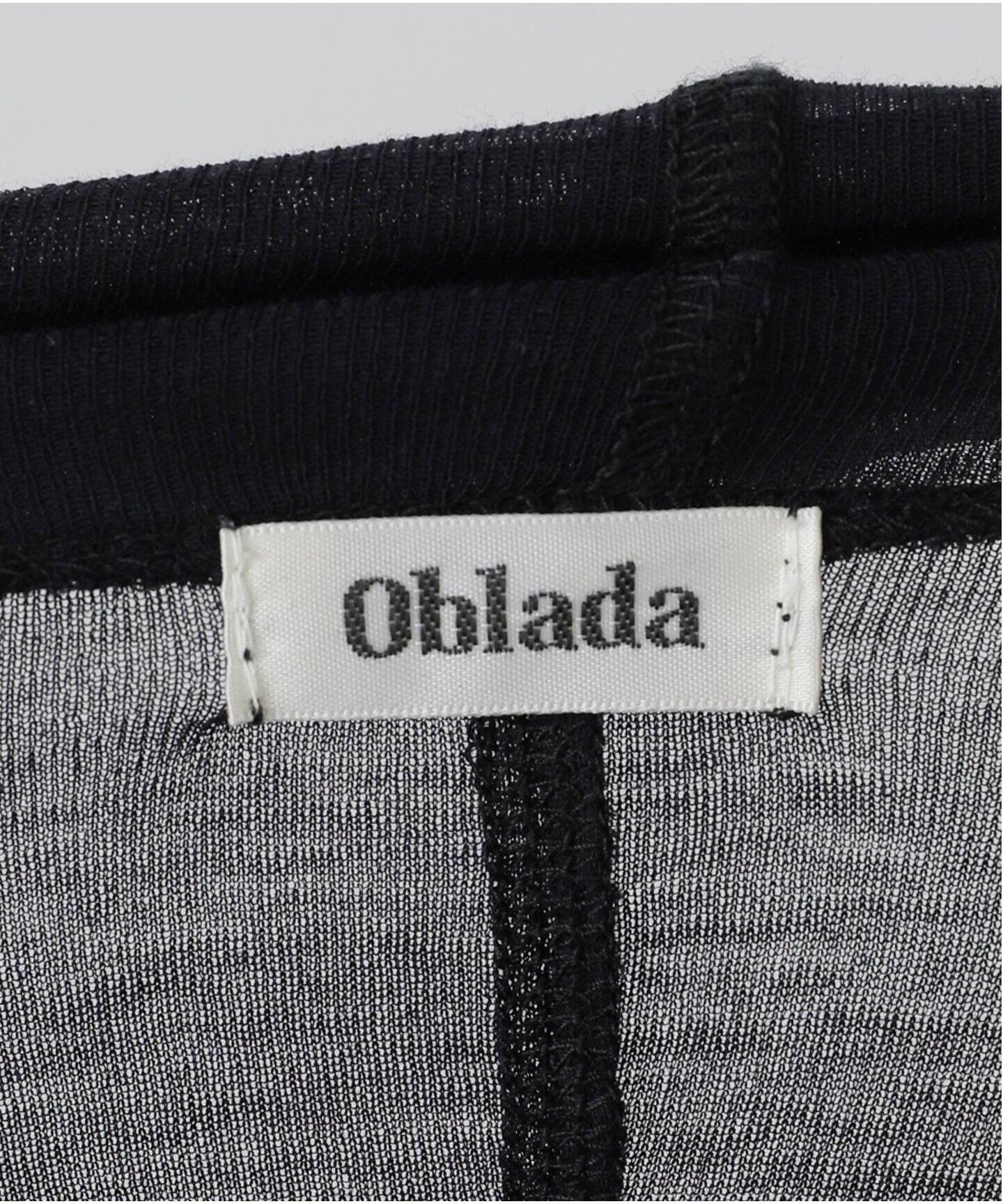 ≪一部店舗+WEB限定≫OBLADA / オブラダ SHEER HIGH NECK（Tシャツ