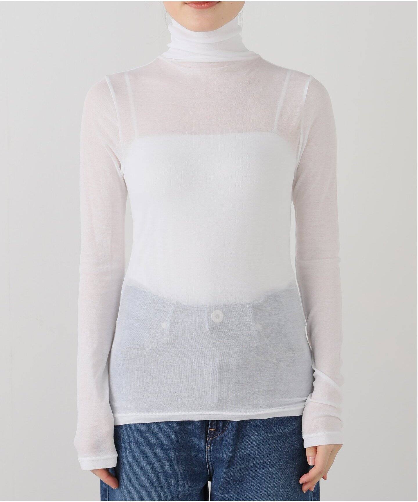 ≪一部店舗+WEB限定≫OBLADA / オブラダ SHEER HIGH NECK（T