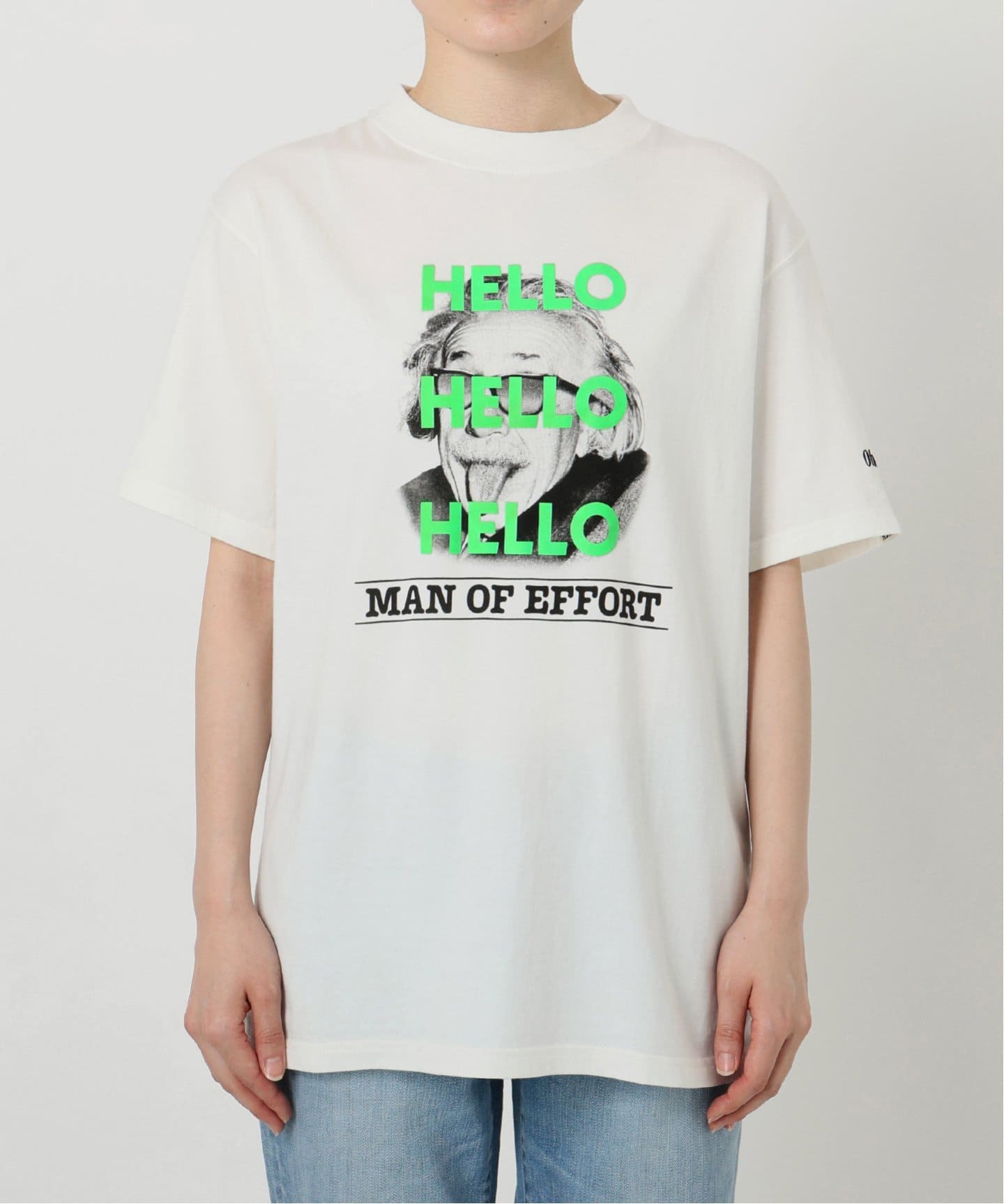 スピックアンドスパン　OBLADA別注 HELLO Tシャツ WEB限定追加予約3》oblada / オブラダ別注HELLO TSH（Tシャツ