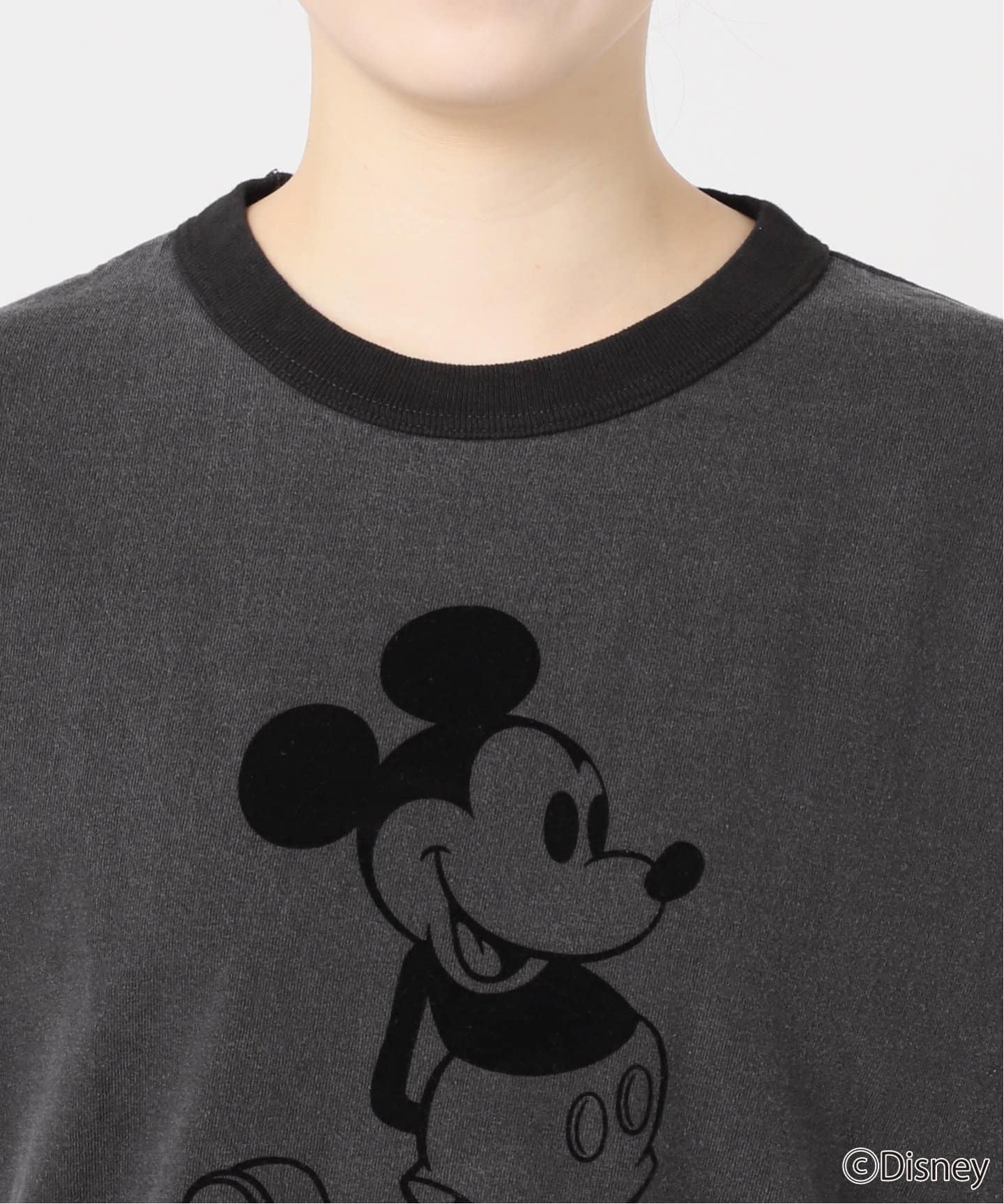 【GOOD ROCK SPEED】オールドミッキープリントT グレー GOOD ROCK SPEED>レトロ/ミッキー/Tシャツ | Tシャツ