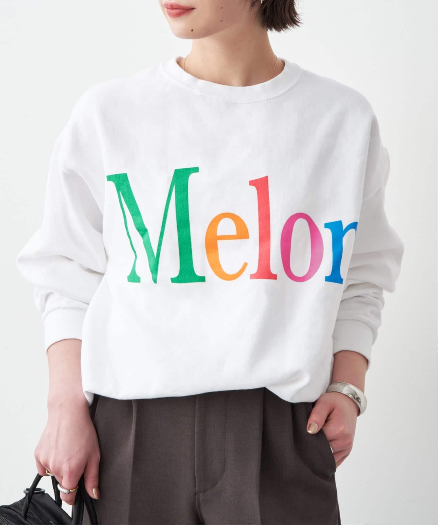 一部店舗+WEB限定》byeA. / バイエー NOT APPLE SWEAT（スウェット