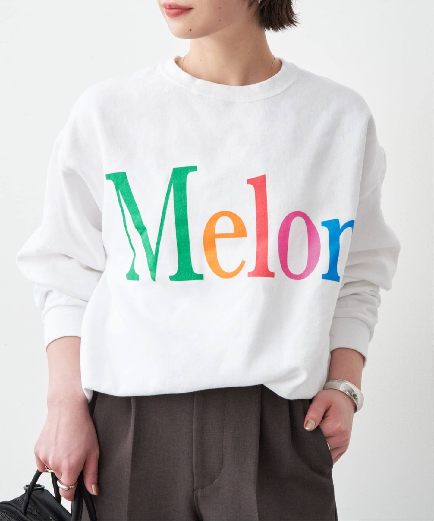 一部店舗+WEB限定》byeA. / バイエー NOT APPLE SWEAT（スウェット 