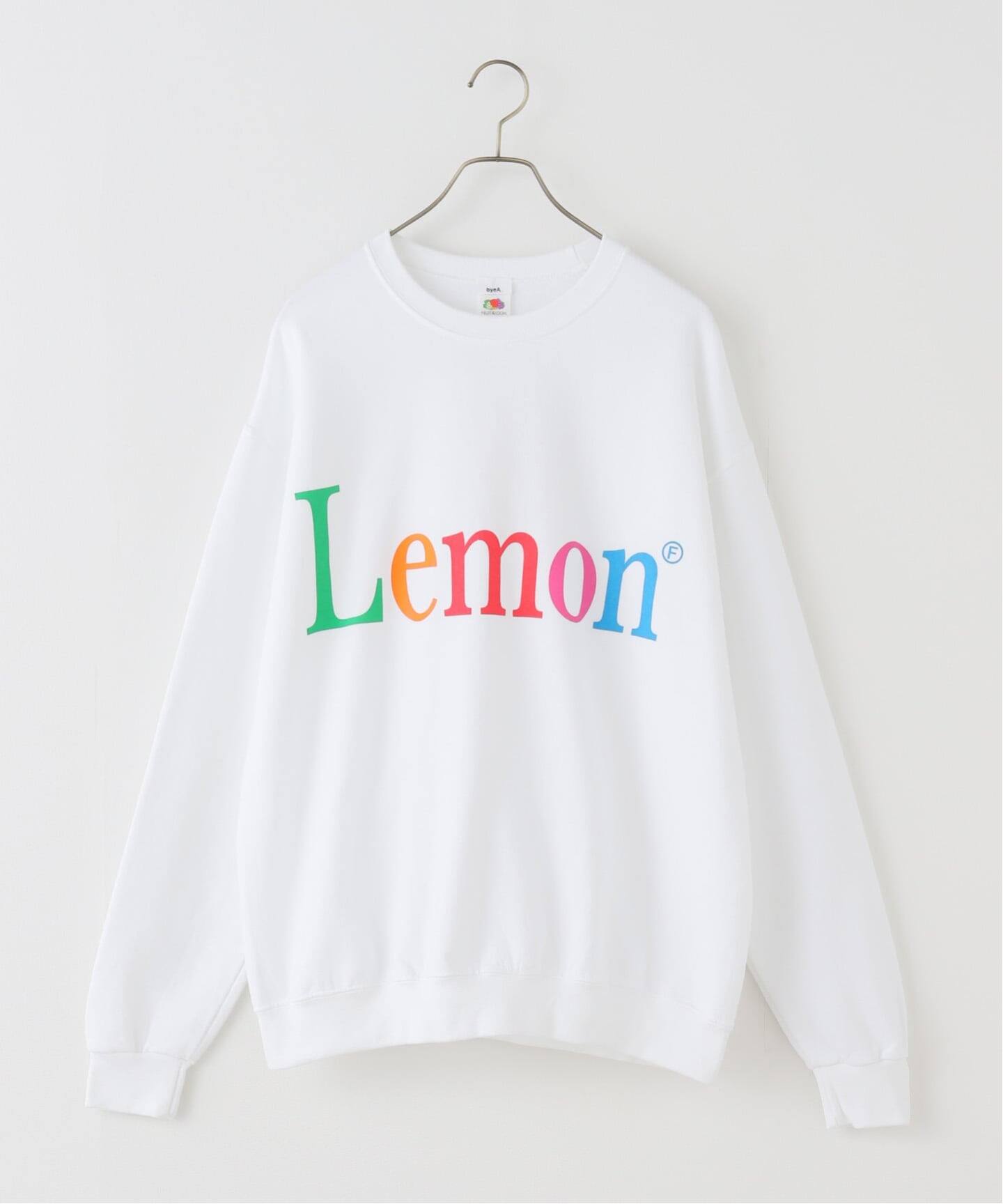 一部店舗+WEB限定》byeA. / バイエー NOT APPLE SWEAT（スウェット 
