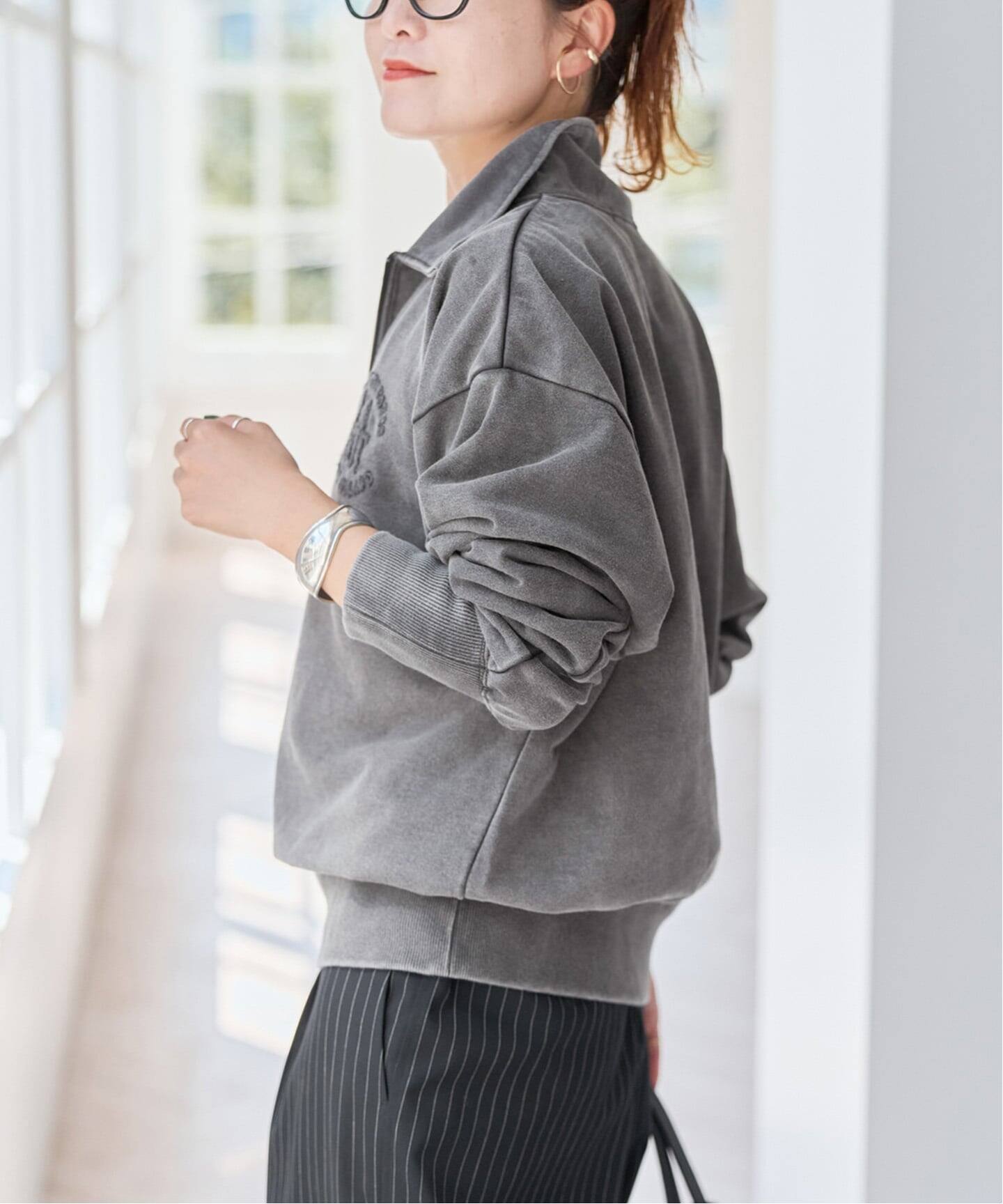 La Hutte / ラ ユット ハーフジップスウェット（スウェット）｜Spick