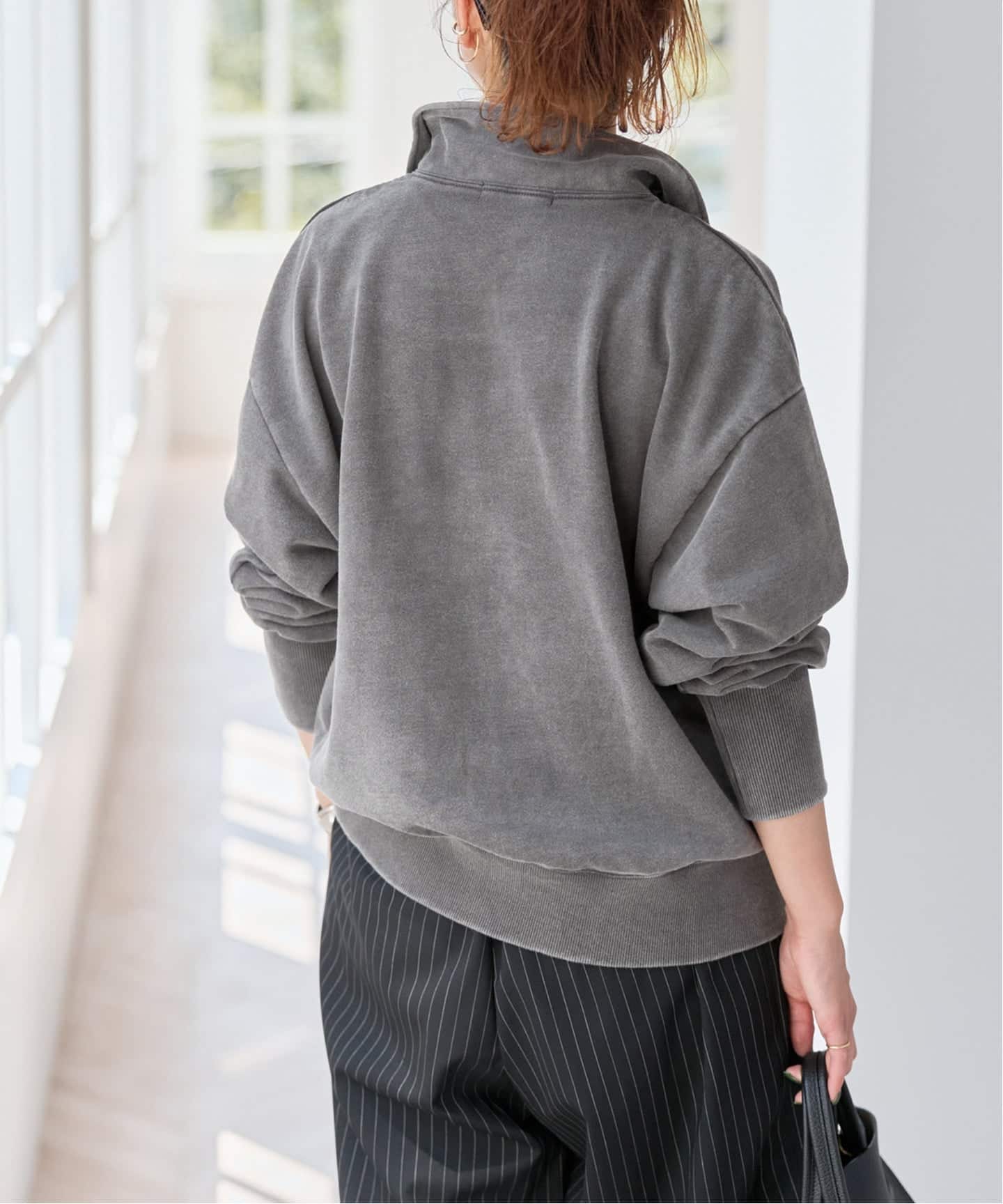 La Hutte / ラ ユット ハーフジップスウェット（スウェット）｜Spick