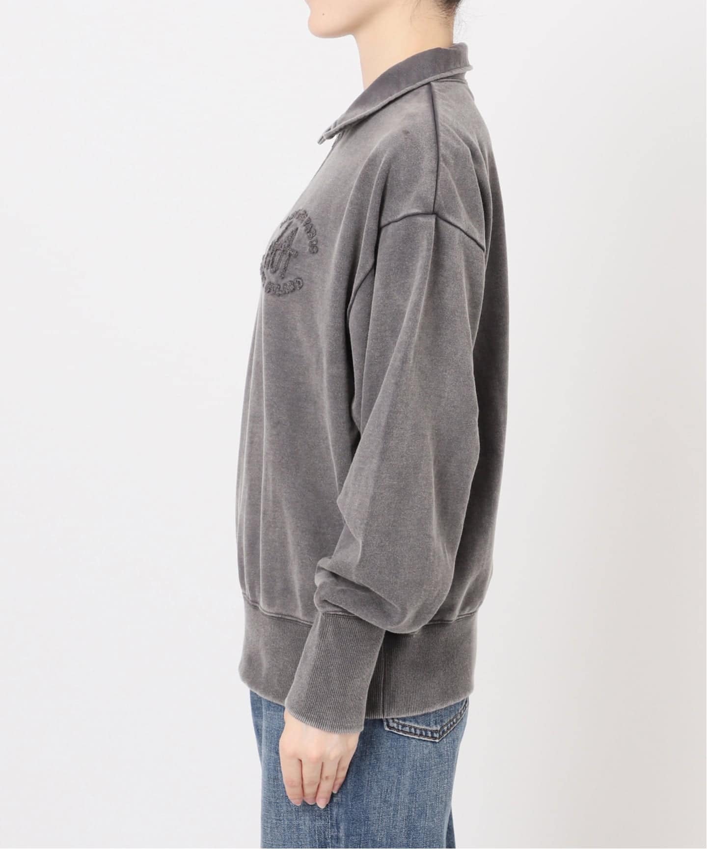 La Hutte / ラ ユット ハーフジップスウェット（スウェット）｜Spick